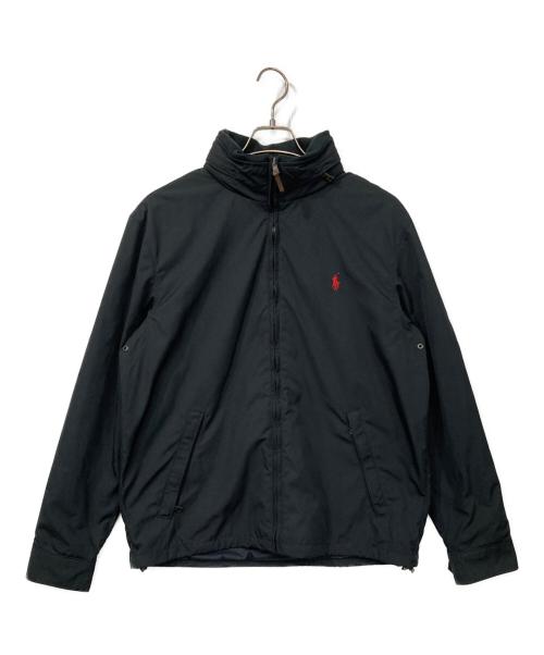 POLO RALPH LAUREN ブラックナイロンジャケット M 美品 中古・古着通販】POLO RALPH LAUREN (ポロ・ラルフローレン) ナイロン