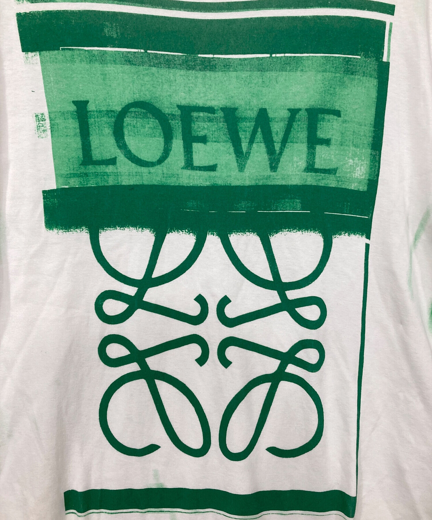 中古・古着通販】LOEWE (ロエベ) アナグラム ロゴプリントTシャツ