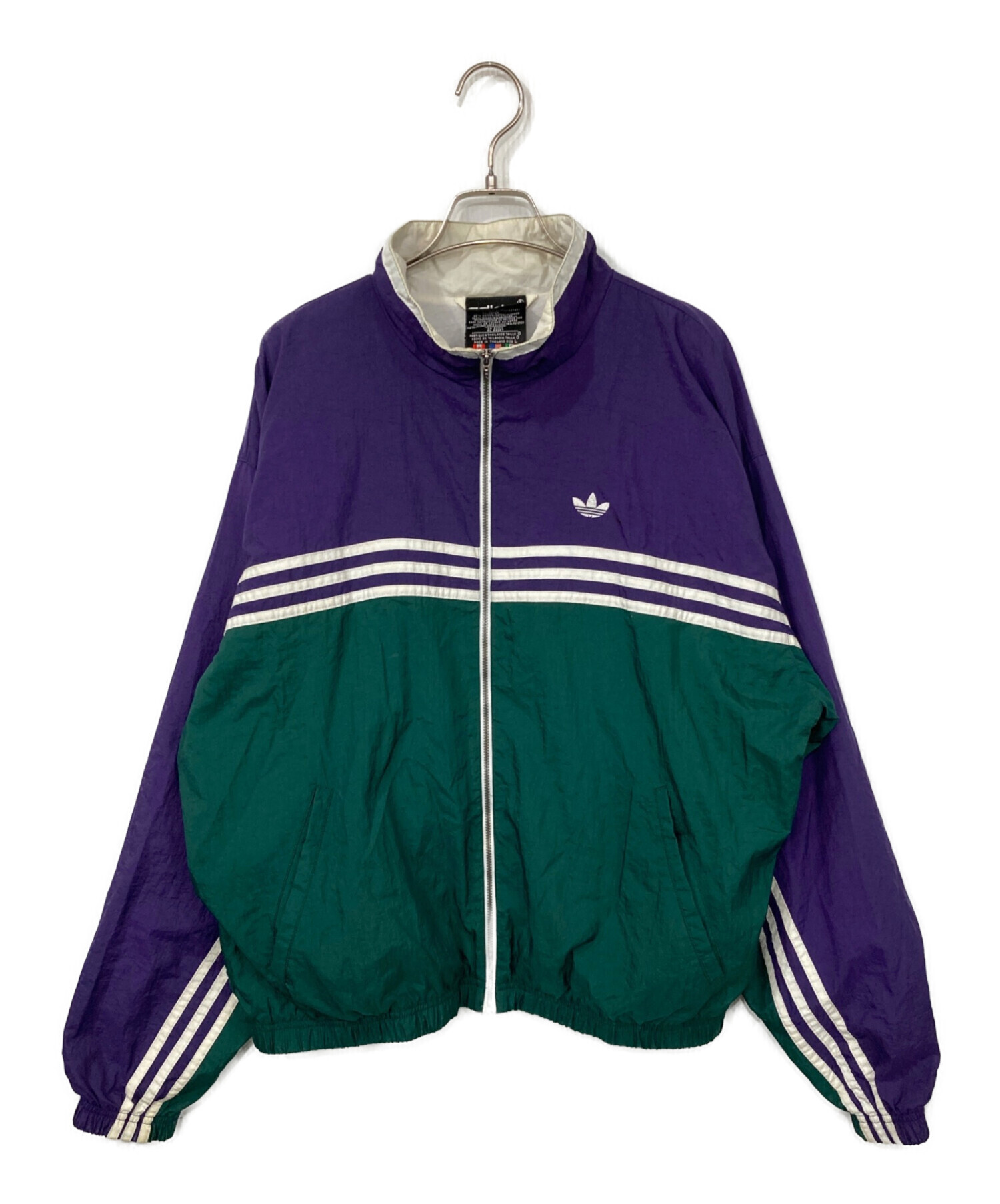 中古・古着通販】adidas (アディダス) ナイロンジャケット パープル