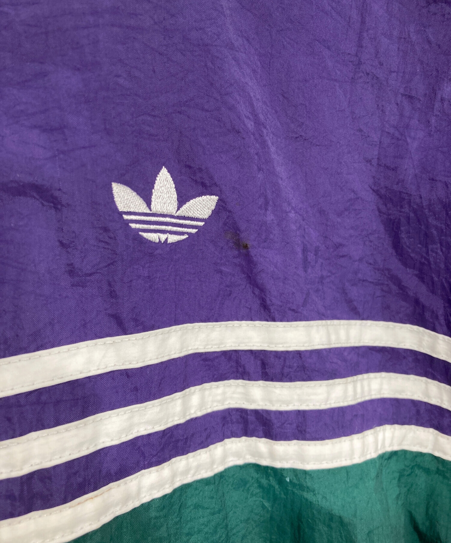 中古・古着通販】adidas (アディダス) ナイロンジャケット パープル