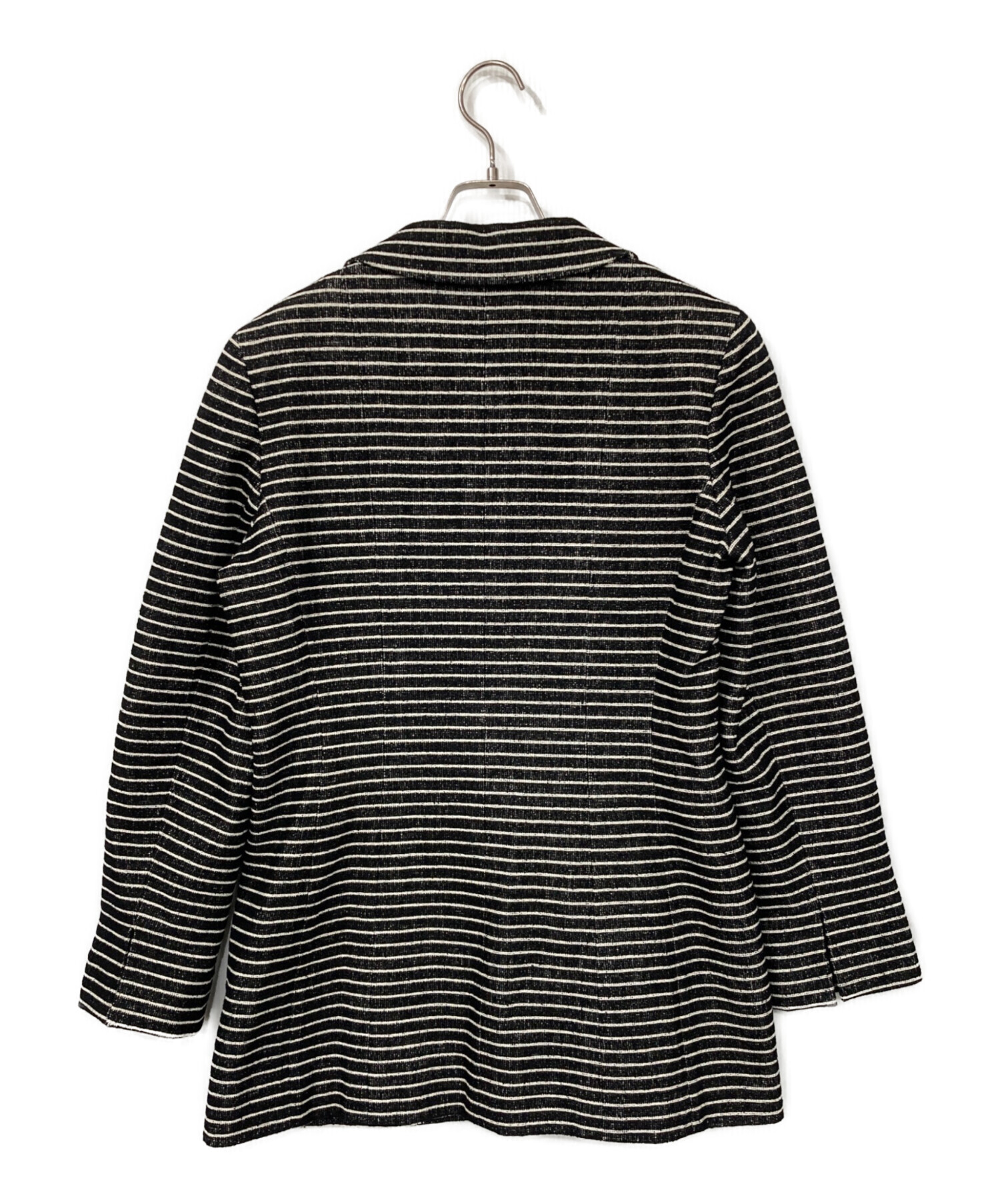 中古・古着通販】CHANEL (シャネル) カメリアブローチ付ボーダー