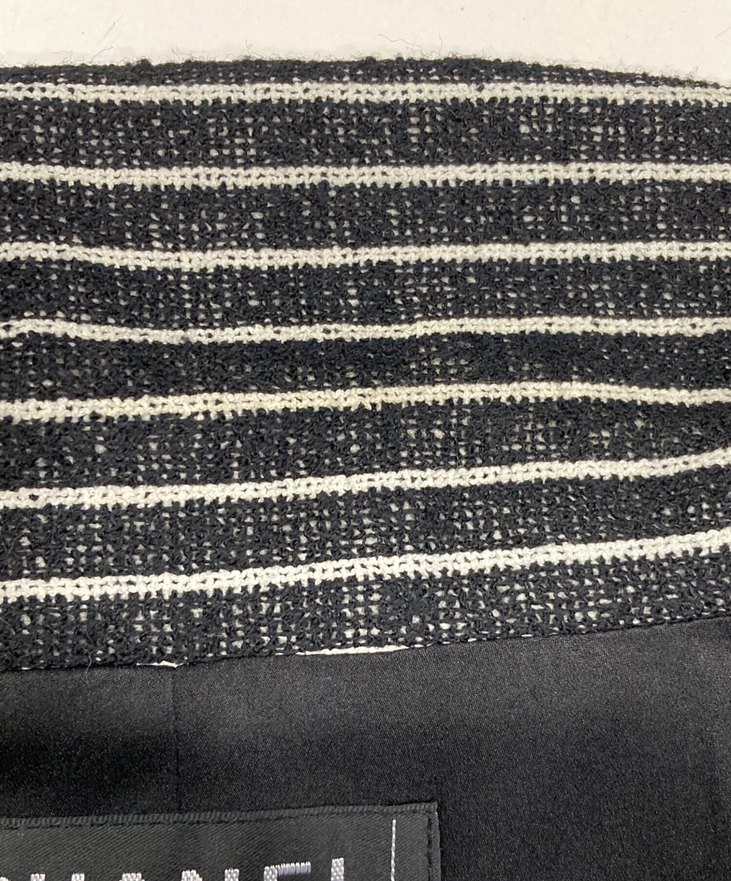中古・古着通販】CHANEL (シャネル) カメリアブローチ付ボーダー