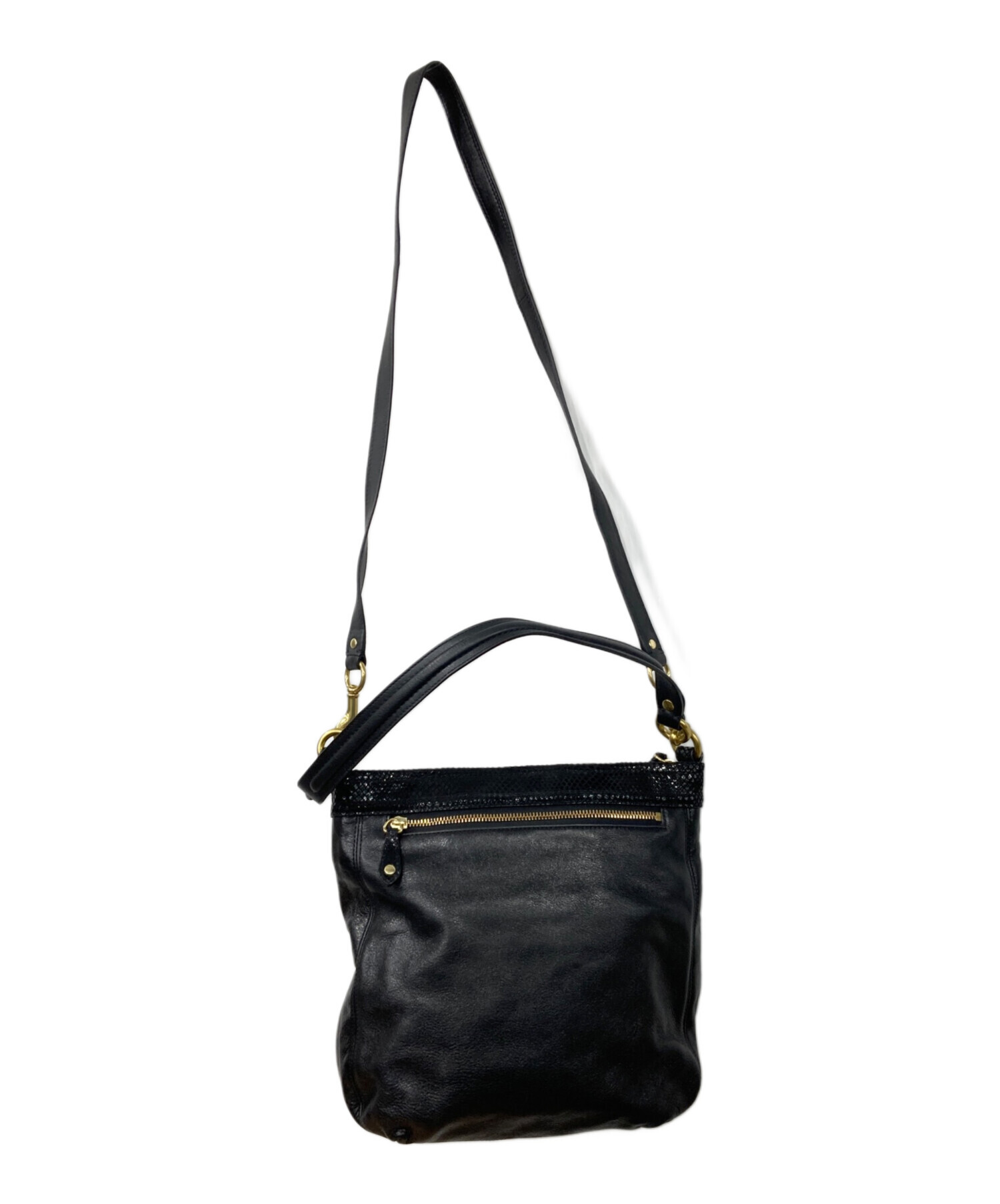 中古・古着通販】COACH (コーチ) ショルダーバッグ ブラック｜ブランド