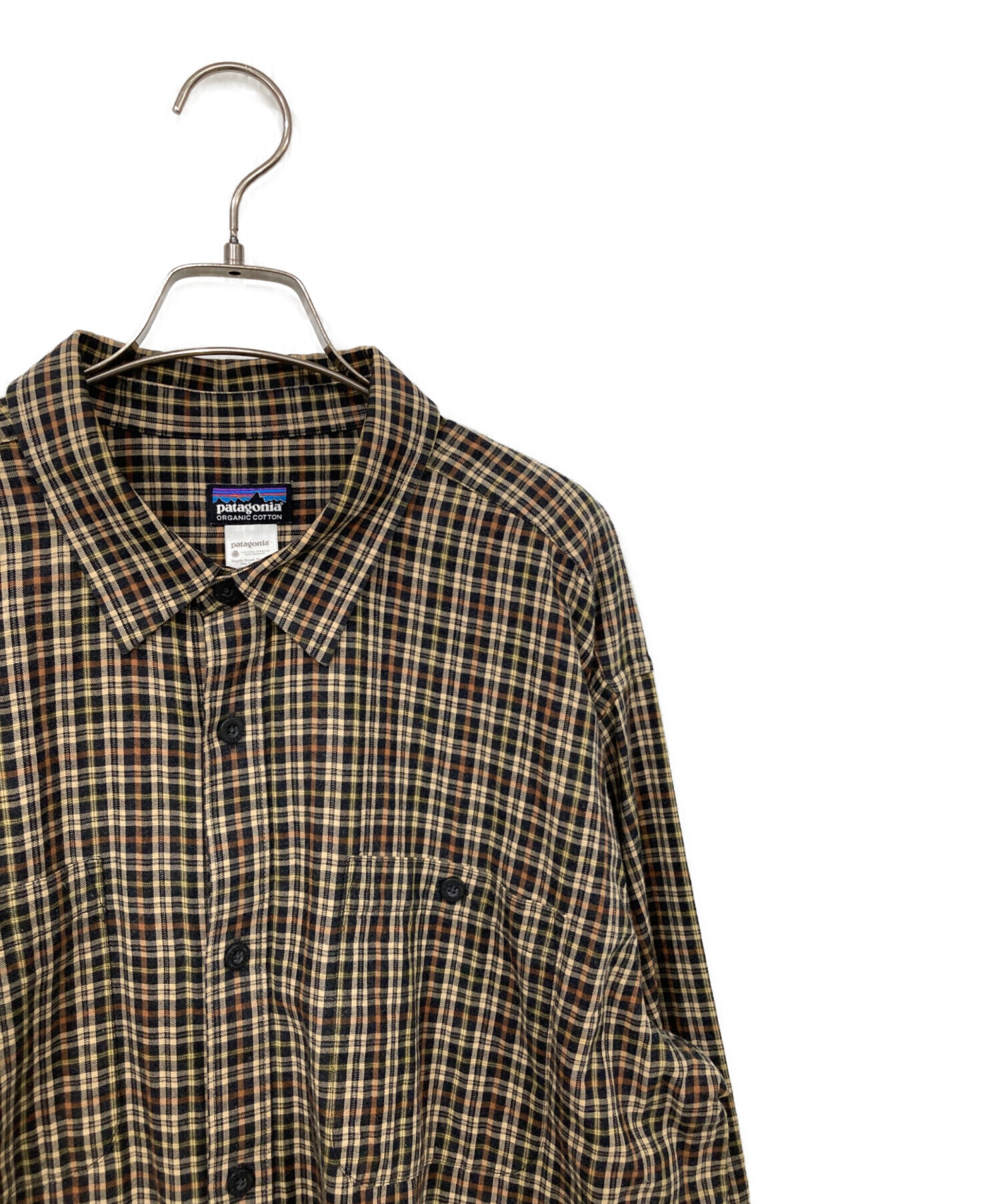 中古・古着通販】Patagonia (パタゴニア) チェックシャツ ブラウン