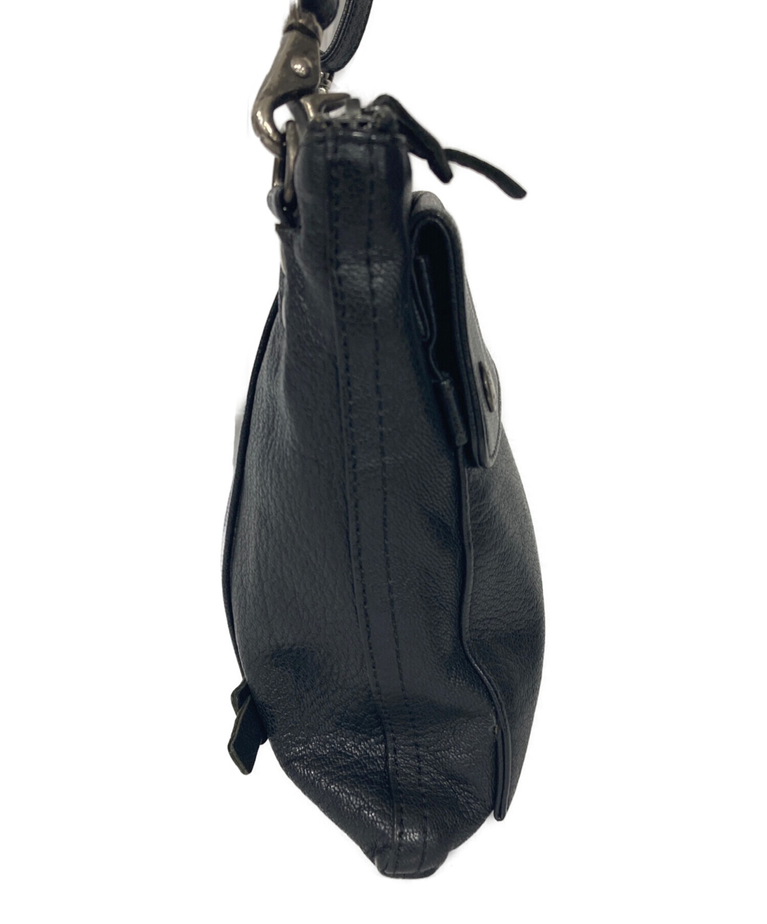 中古・古着通販】PORTER (ポーター) レザーショルダーバッグ