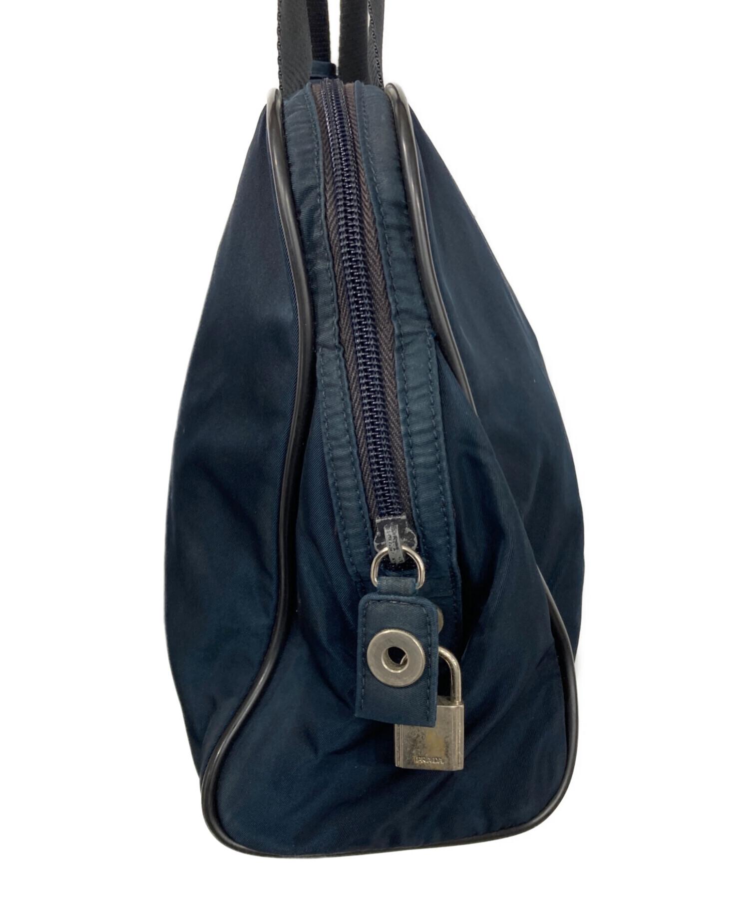 中古・古着通販】PRADA (プラダ) トライアングルロゴナイロン