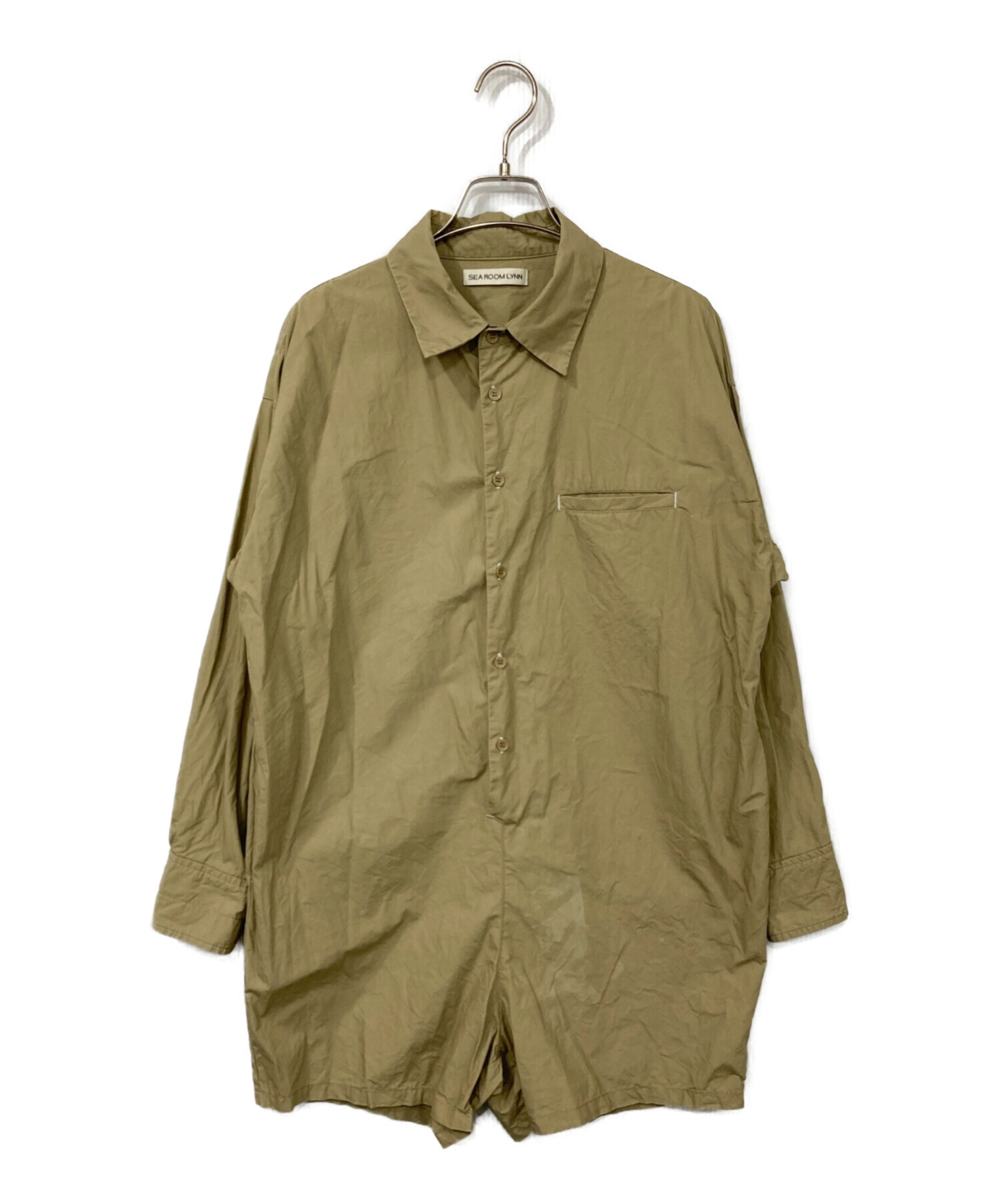 シールームリン　シャツロンパース 中古・古着通販】Sea Room lynn (シールームリン) ウォッシュシャツ