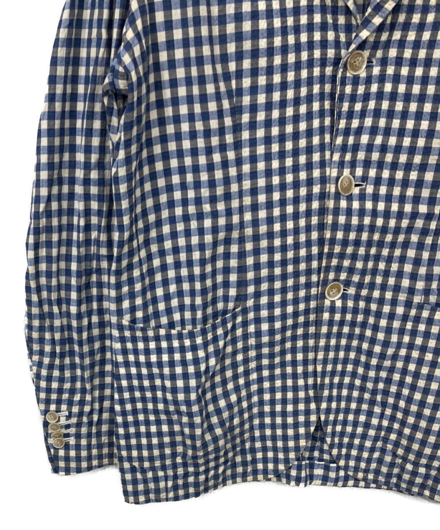 中古・古着通販】RING JACKET (リングジャケット) チェックテーラード