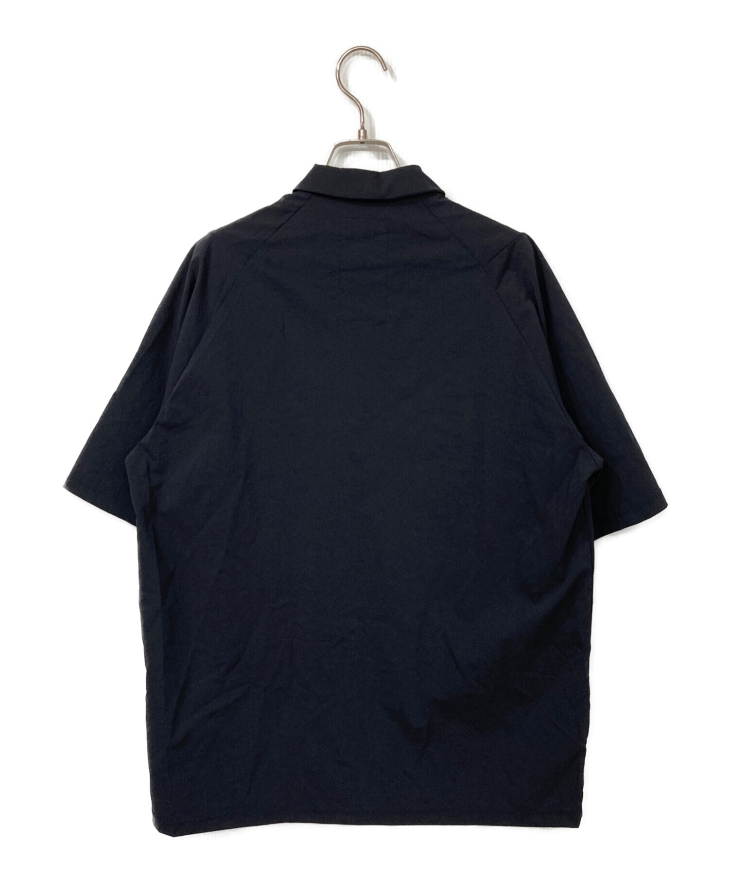 中古・古着通販】TEATORA (テアトラ) CAPSULESNAP POLO SHIRT ブラック