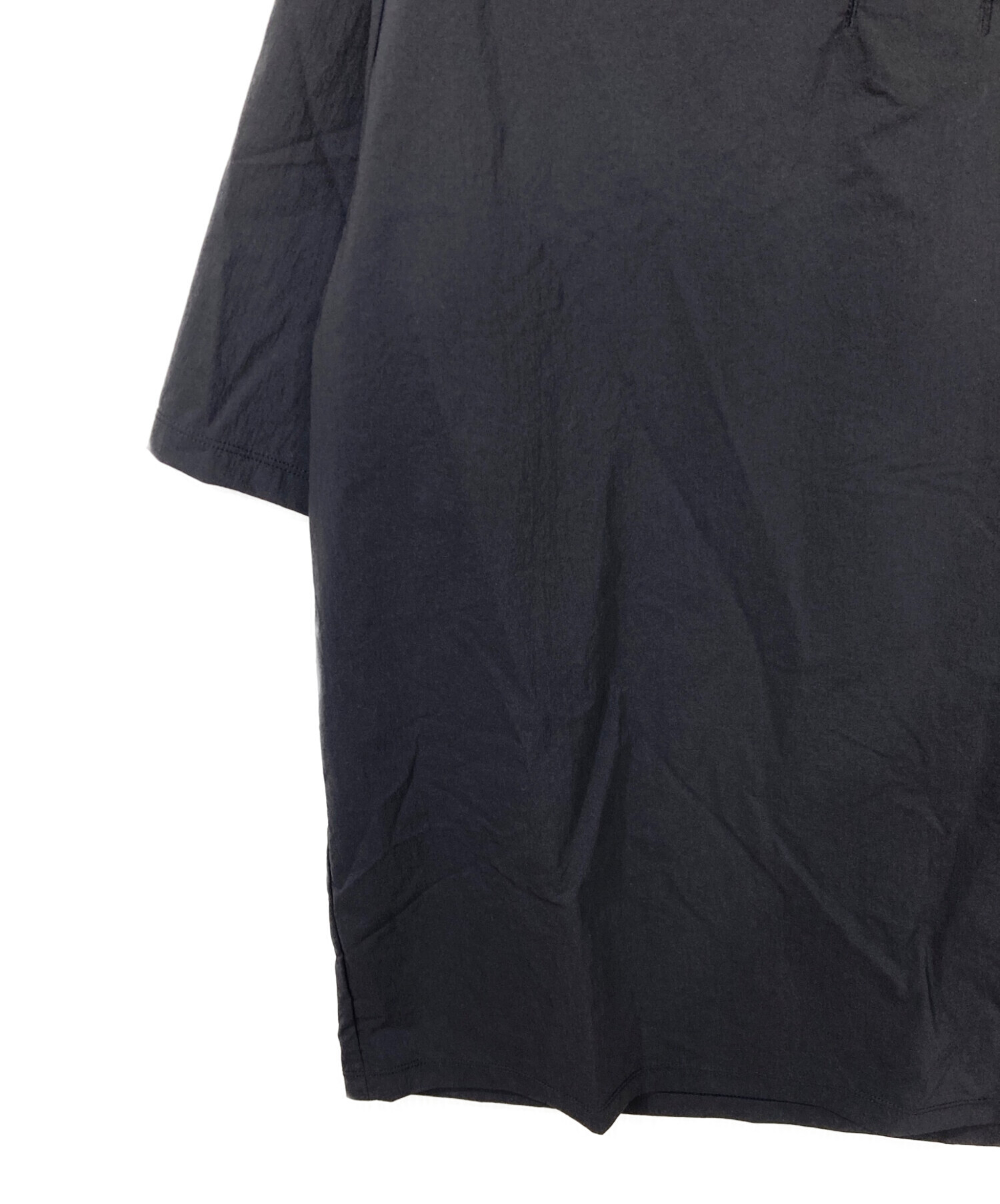 中古・古着通販】TEATORA (テアトラ) CAPSULESNAP POLO SHIRT ブラック