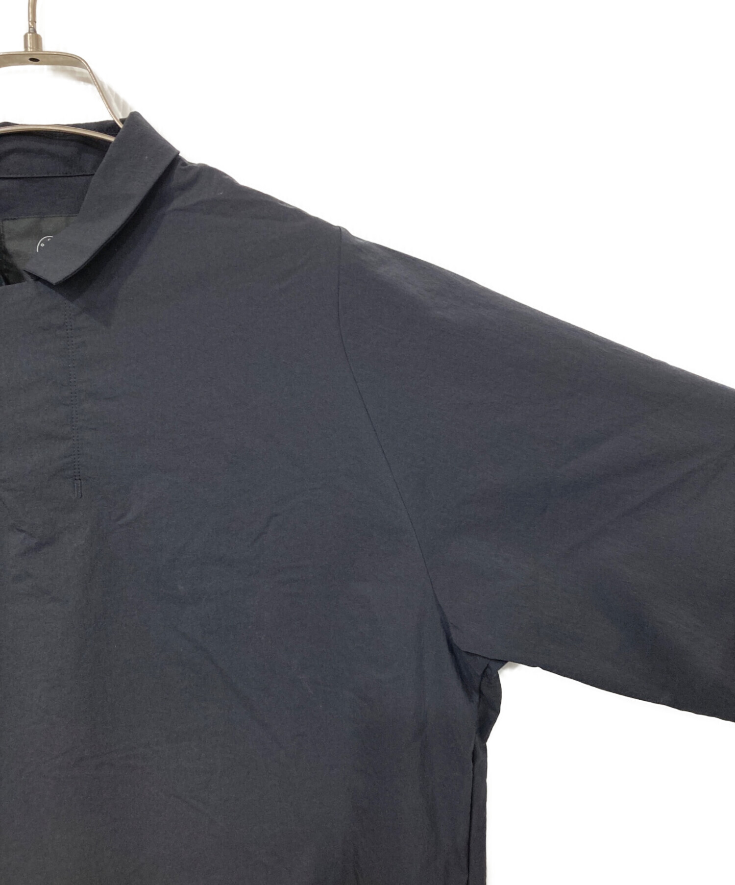 中古・古着通販】TEATORA (テアトラ) CAPSULESNAP POLO SHIRT ブラック