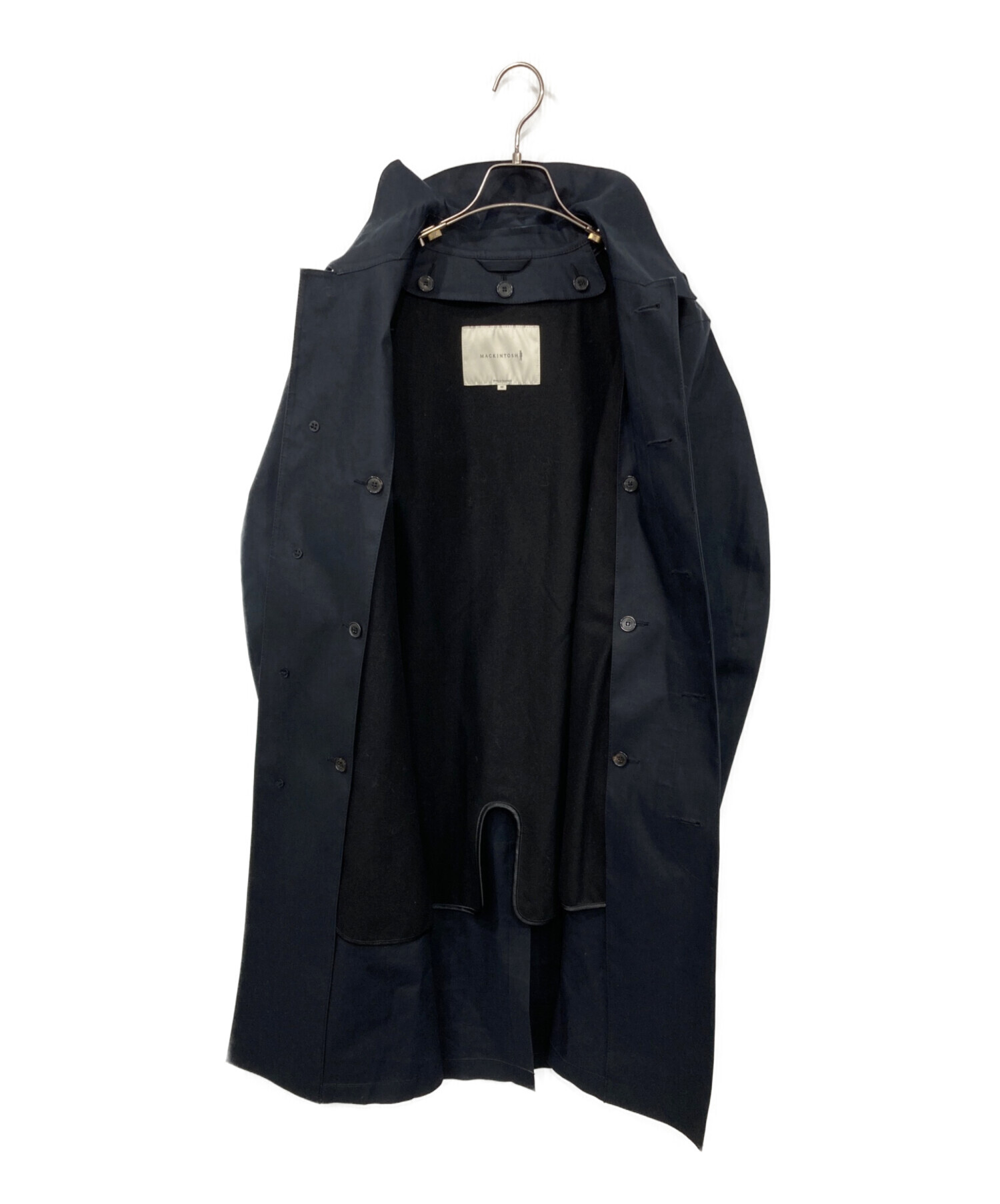 しゅん マッキントッシュ ゴム引きコート ネイビー 40 中古・古着通販】MACKINTOSH (マッキントッシュ) ウールライナー付ゴム