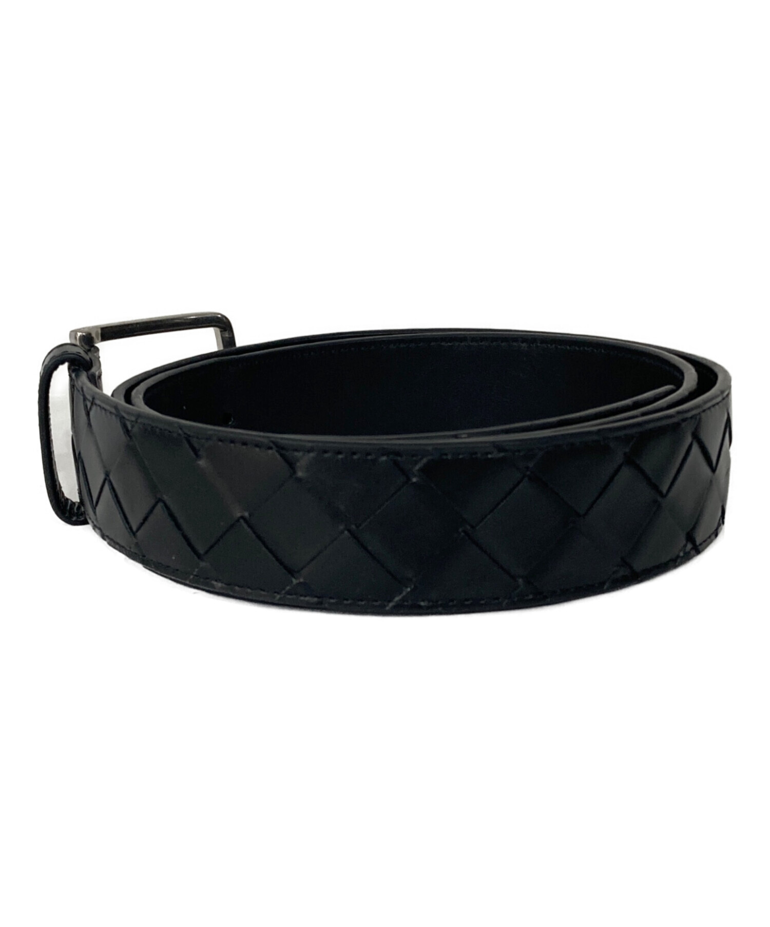 【正規店購入】BOTTEGA VENETA イントレチャート レザーベルト 中古・古着通販】BOTTEGA VENETA (ボッテガベネタ) イントレチャート