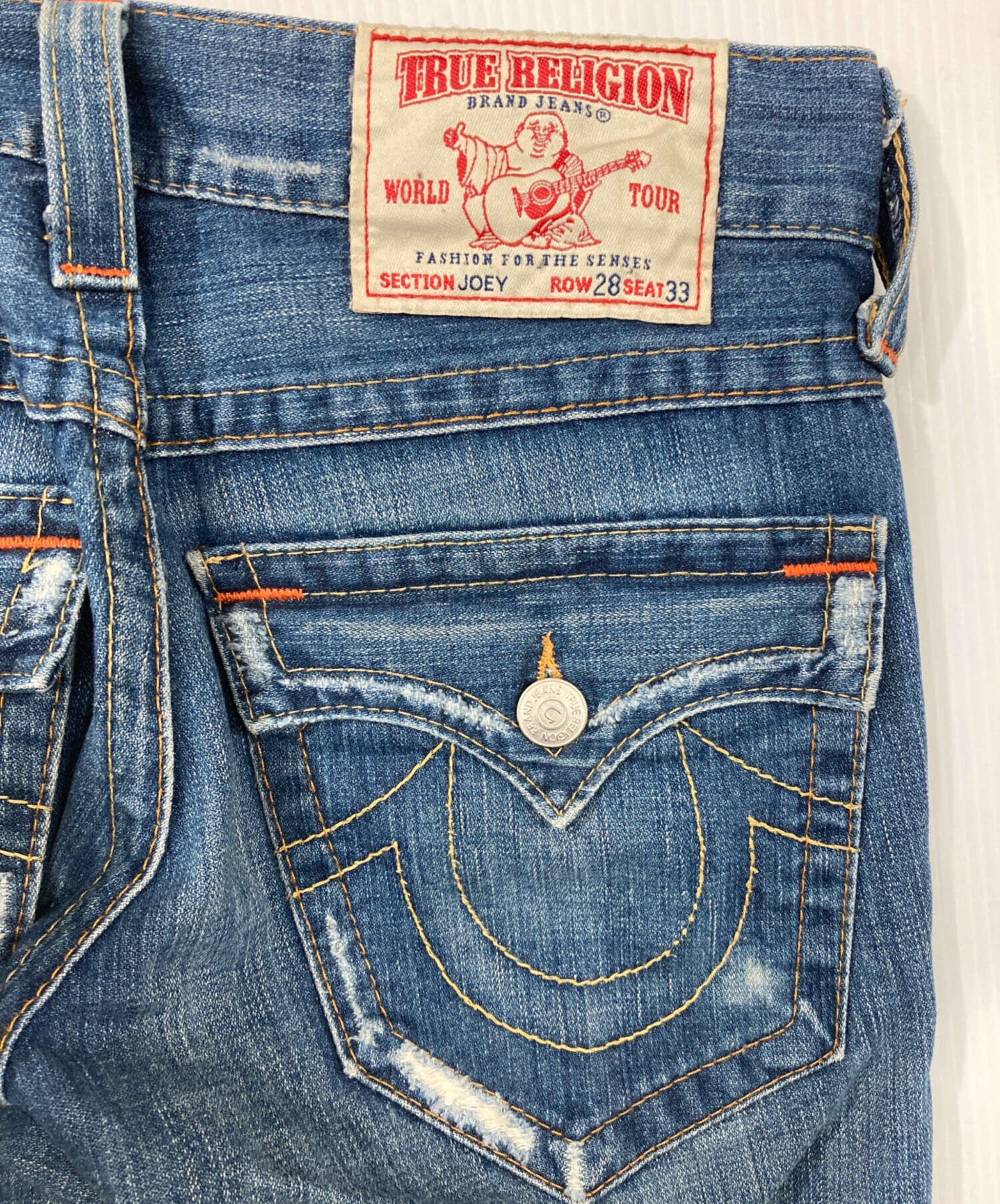 中古・古着通販】TRUE RELIGION (トゥルー レリジョン) JOEYダメージ