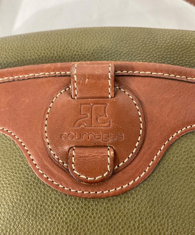 中古・古着通販】courreges (クレージュ) ショルダーバッグ グリーン