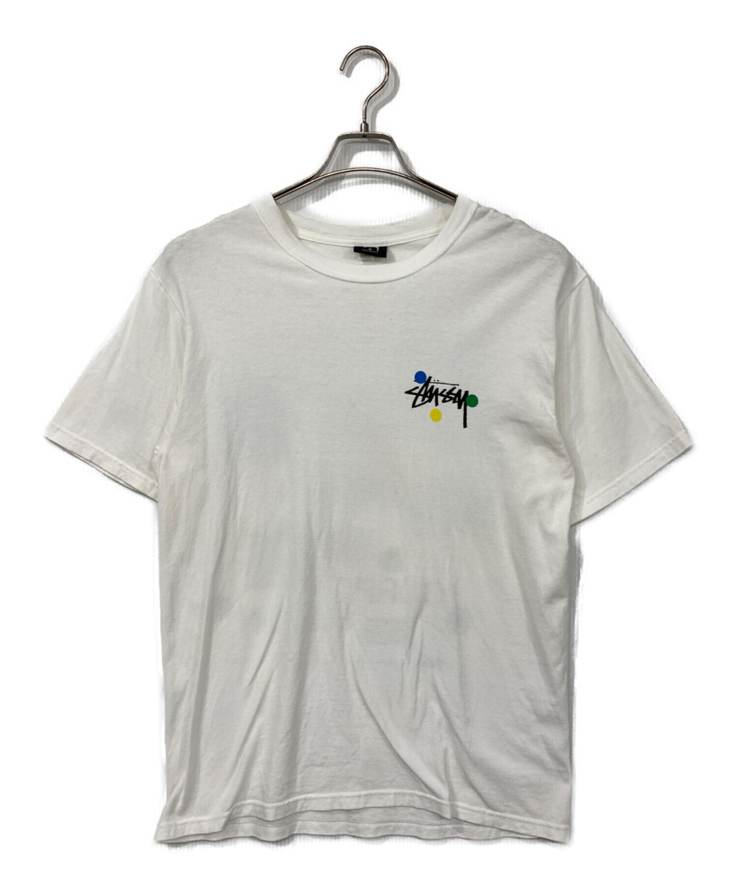 中古・古着通販】stussy (ステューシー) プリントTシャツ ホワイト
