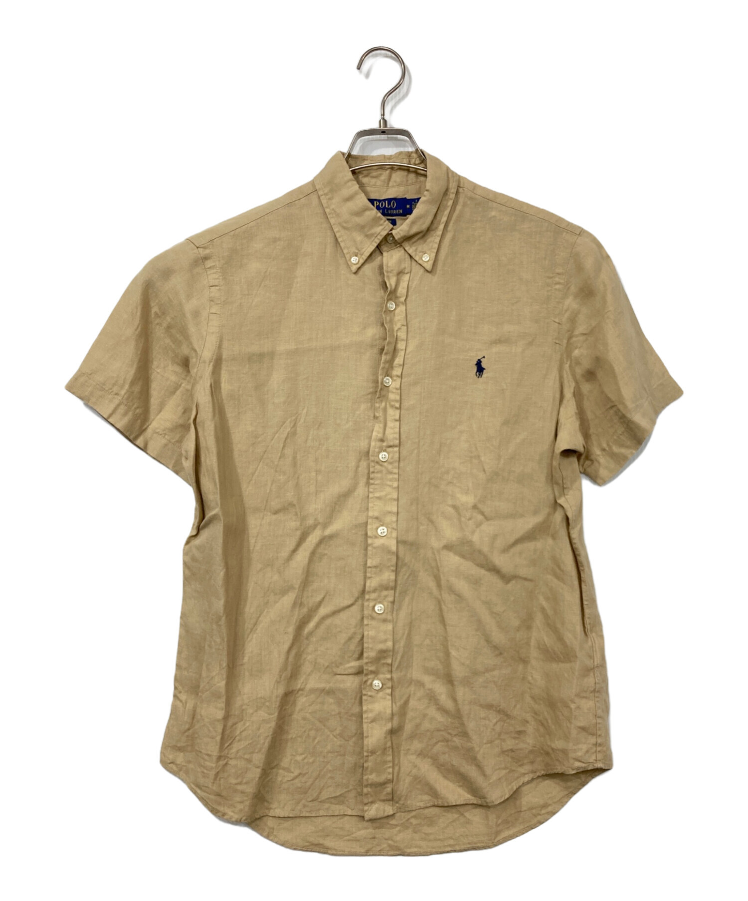 NY購入 新品　未使用　Ralph Lauren リネンB.D半袖シャツ　M 中古・古着通販】POLO RALPH LAUREN (ポロ・ラルフローレン) リネン