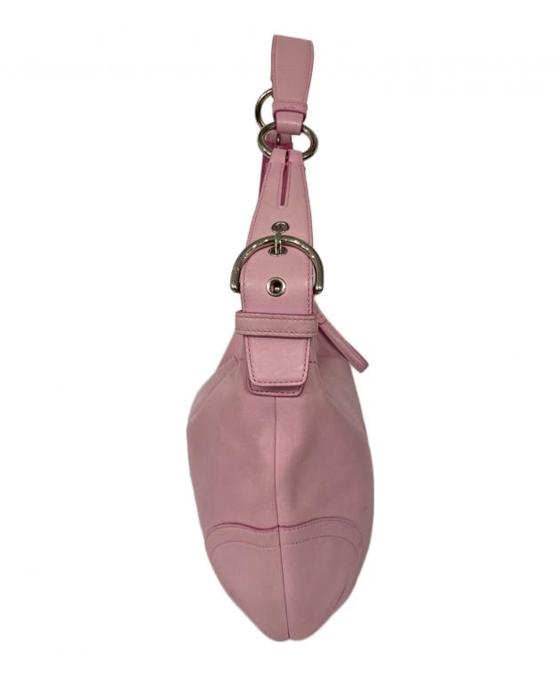中古・古着通販】COACH (コーチ) ワンショルダーバッグ ピンク