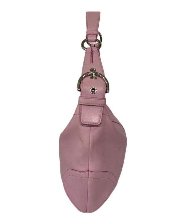 中古・古着通販】COACH (コーチ) ワンショルダーバッグ ピンク