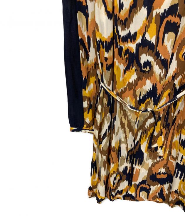 中古・古着通販】TORY BURCH (トリーバーチ) 総柄シルクワンピース