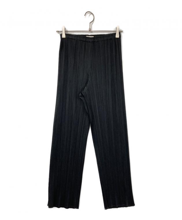 【美品】PLEATS PLEASE プリーツパンツ ブラック サイズ1 中古・古着通販】PLEATS PLEASE (プリーツプリーズ) プリーツパンツ