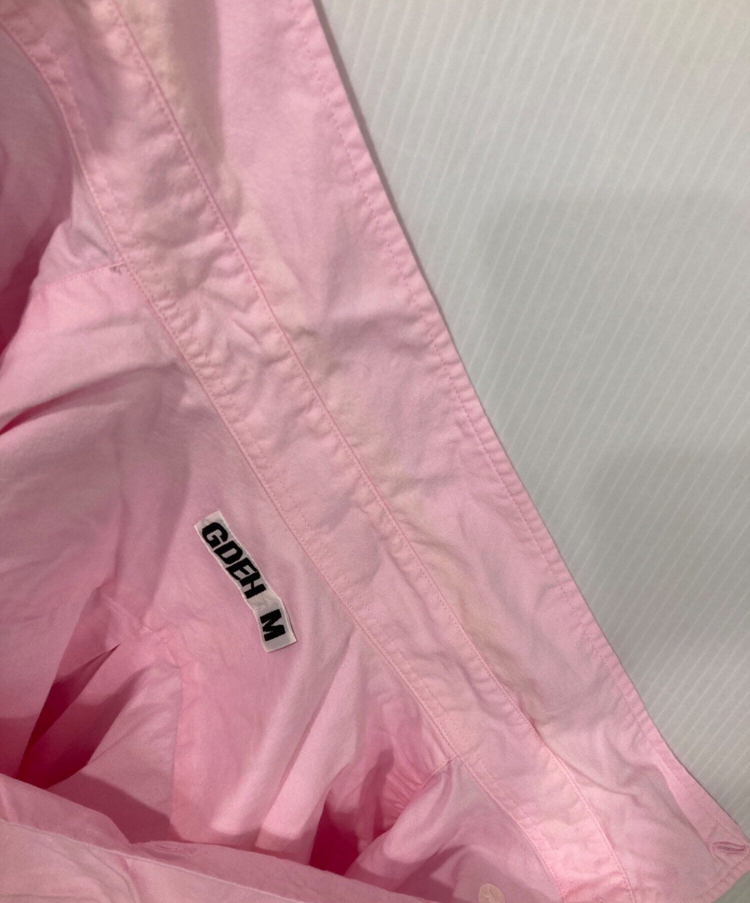 中古・古着通販】GOODENOUGH (グッドイナフ) 半袖シャツ ピンク サイズ