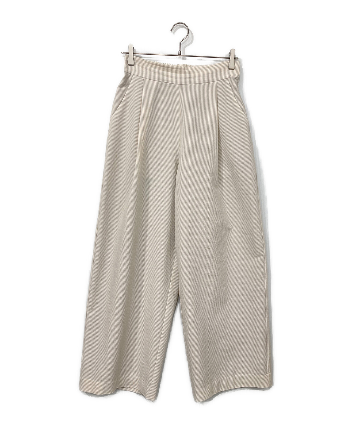 中古・古着通販】SOEJU (ソージュ) シアサッカーサイドタックワイド