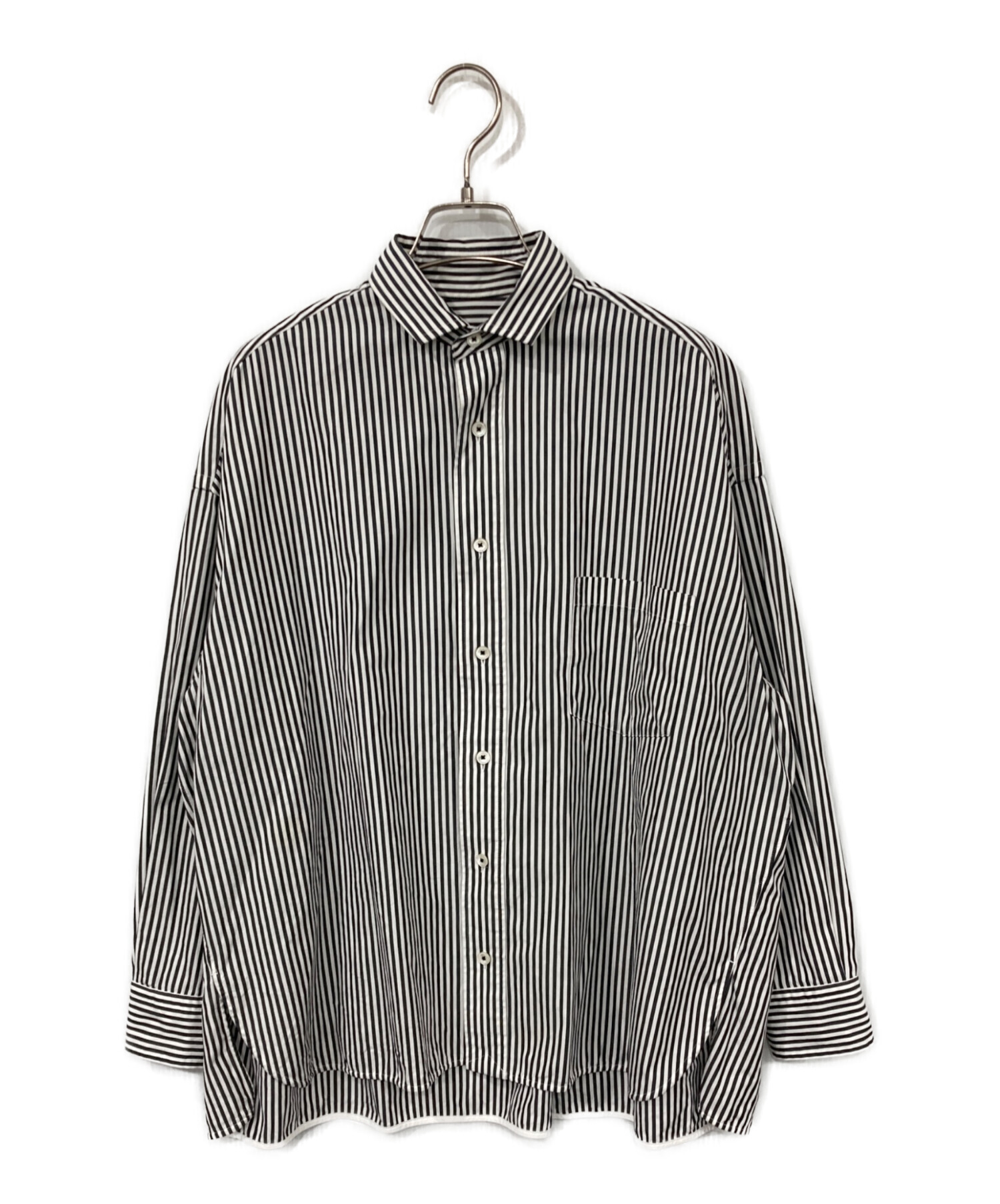 中古・古着通販】ticca (ティッカ) ストライプスクエアビッグスシャツ
