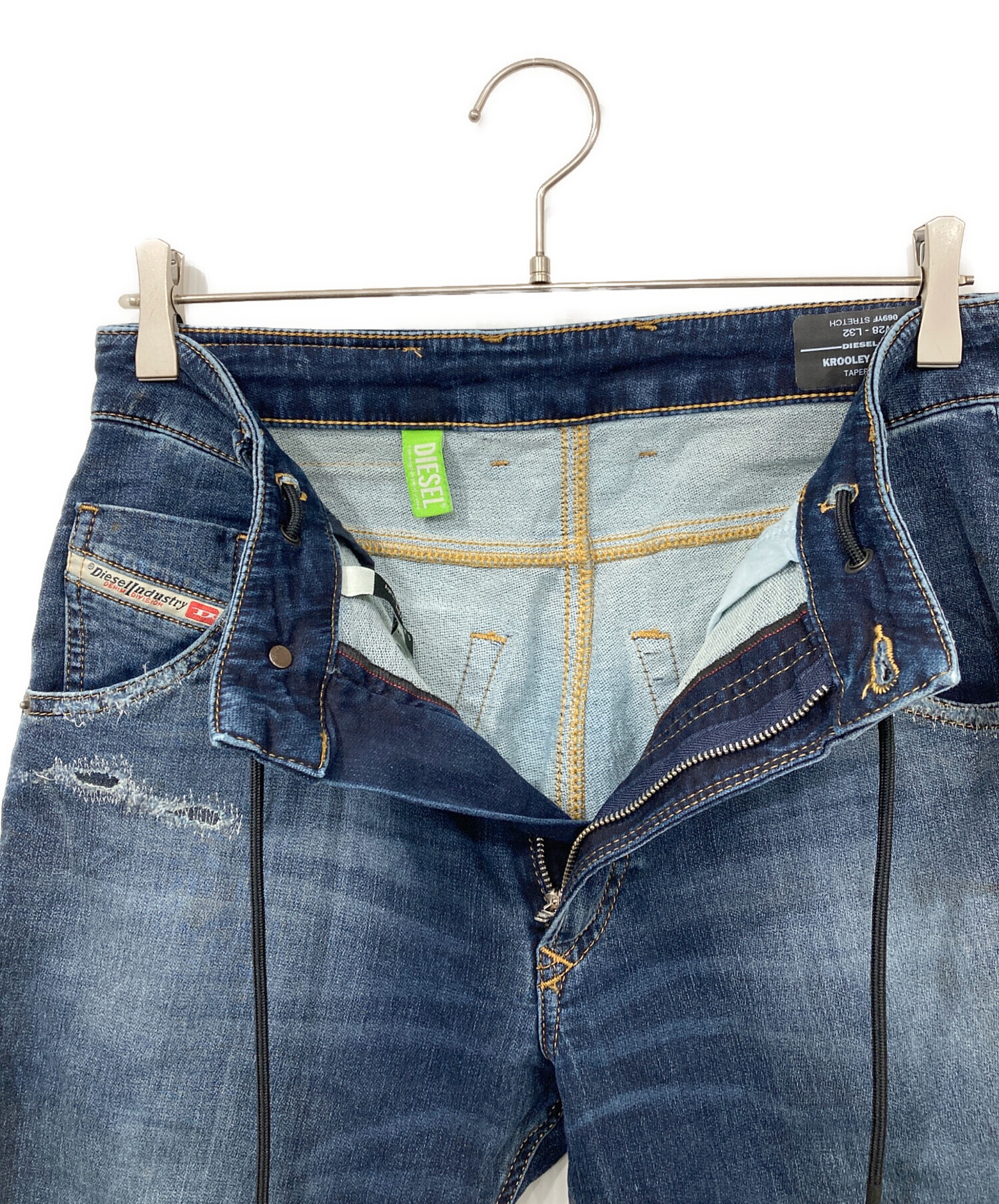 中古・古着通販】DIESEL (ディーゼル) KROOLEY JOG デニムパンツ