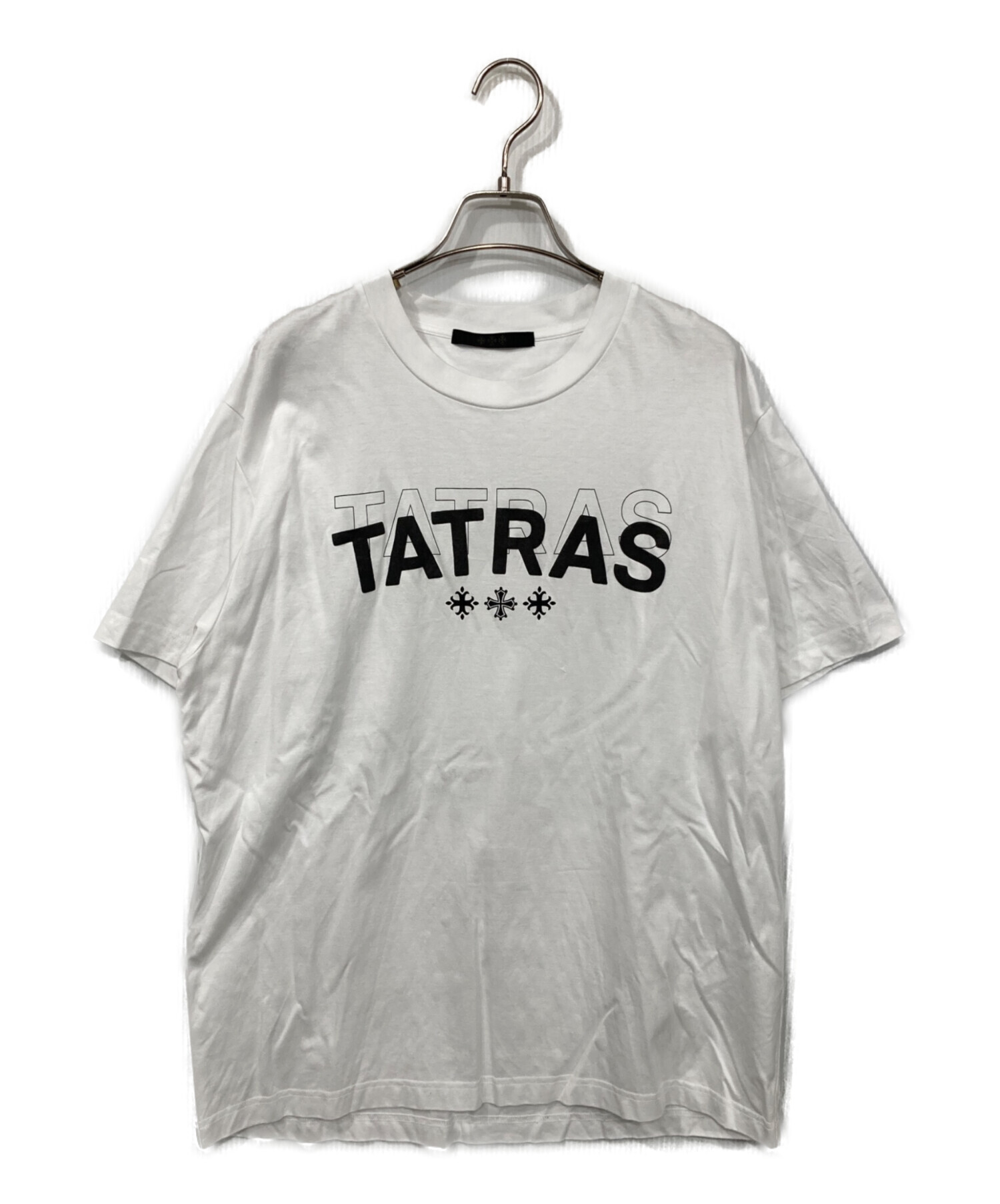 中古・古着通販】TATRAS (タトラス) ANICETO ロゴTシャツ ホワイト