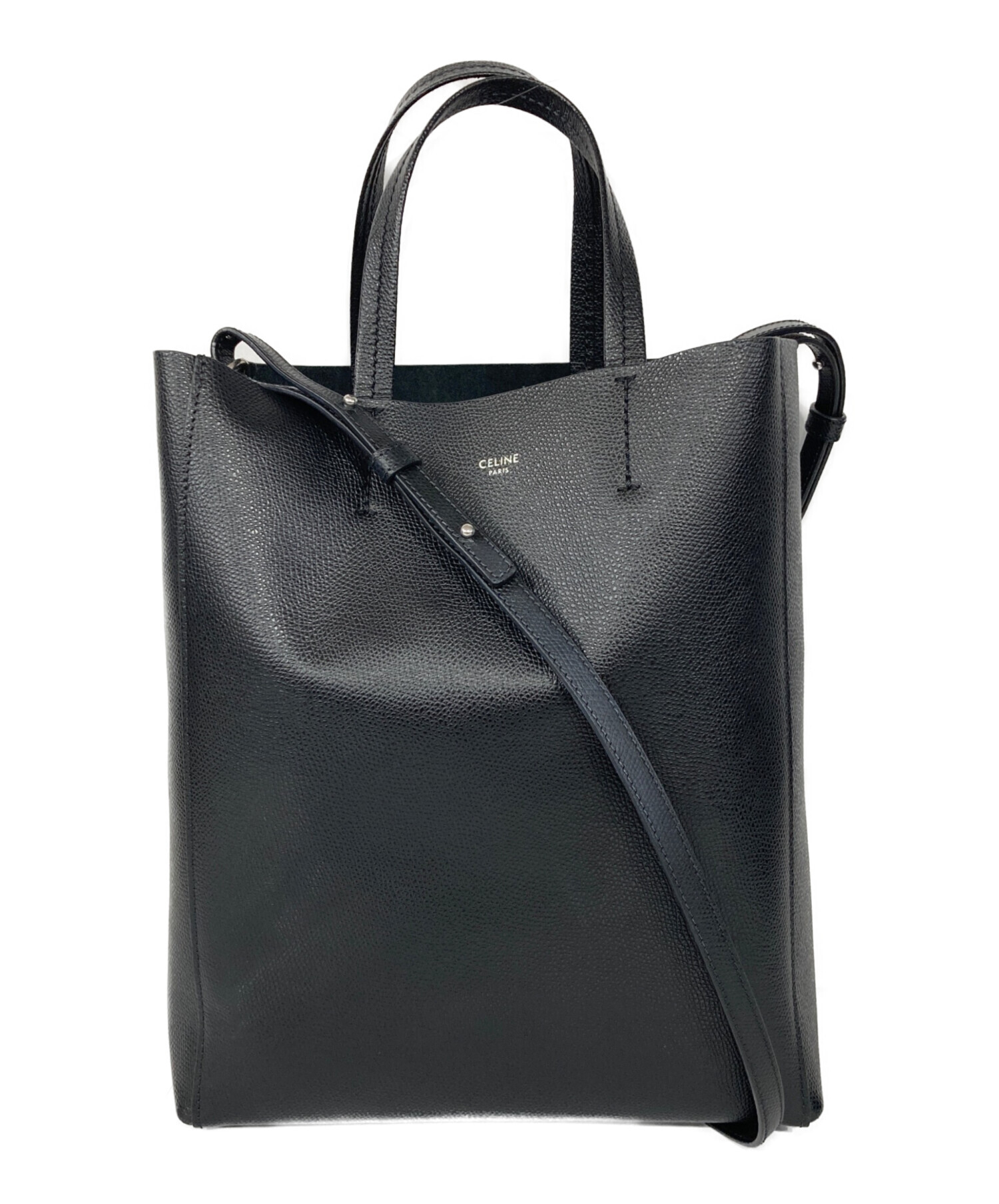 【CELINE】スモールカバ　バーティカルトートバッグ 中古・古着通販】CELINE (セリーヌ) バーティカルカバスモールトート