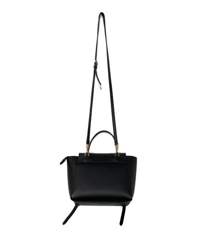 catCELINE ベルトバッグ ナノ ブラック 中古・古着通販】CELINE (セリーヌ) ベルトバッグ・ナノ ブラック