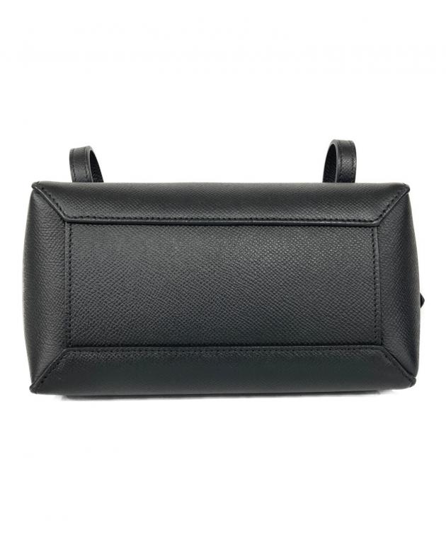 中古・古着通販】CELINE (セリーヌ) ベルトバッグ・ナノ ブラック