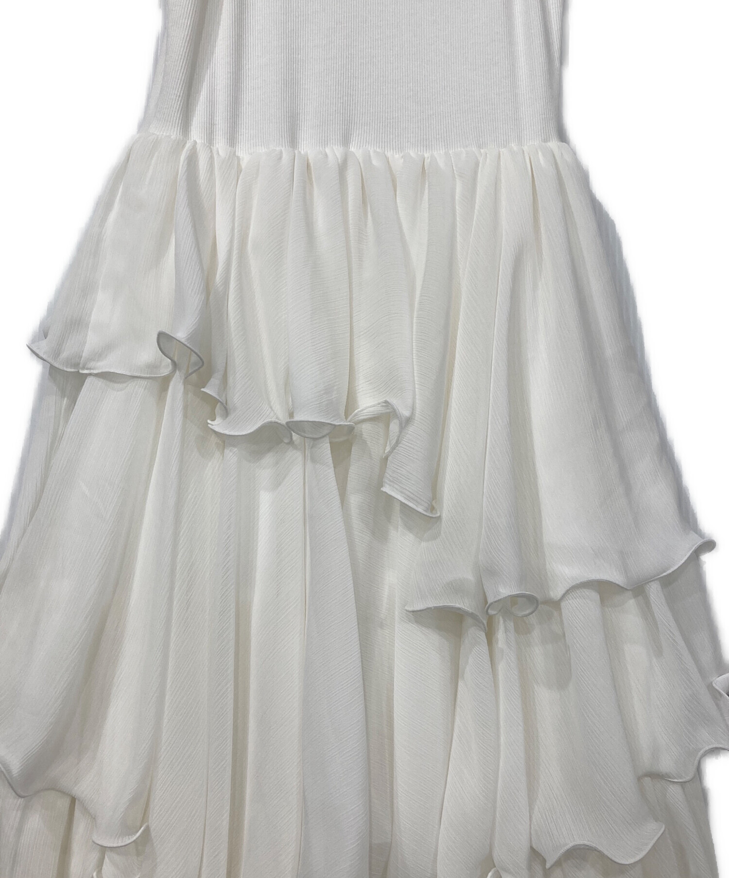 中古・古着通販】jil grace (ジル グレイス) TIERED COMBI DRESS