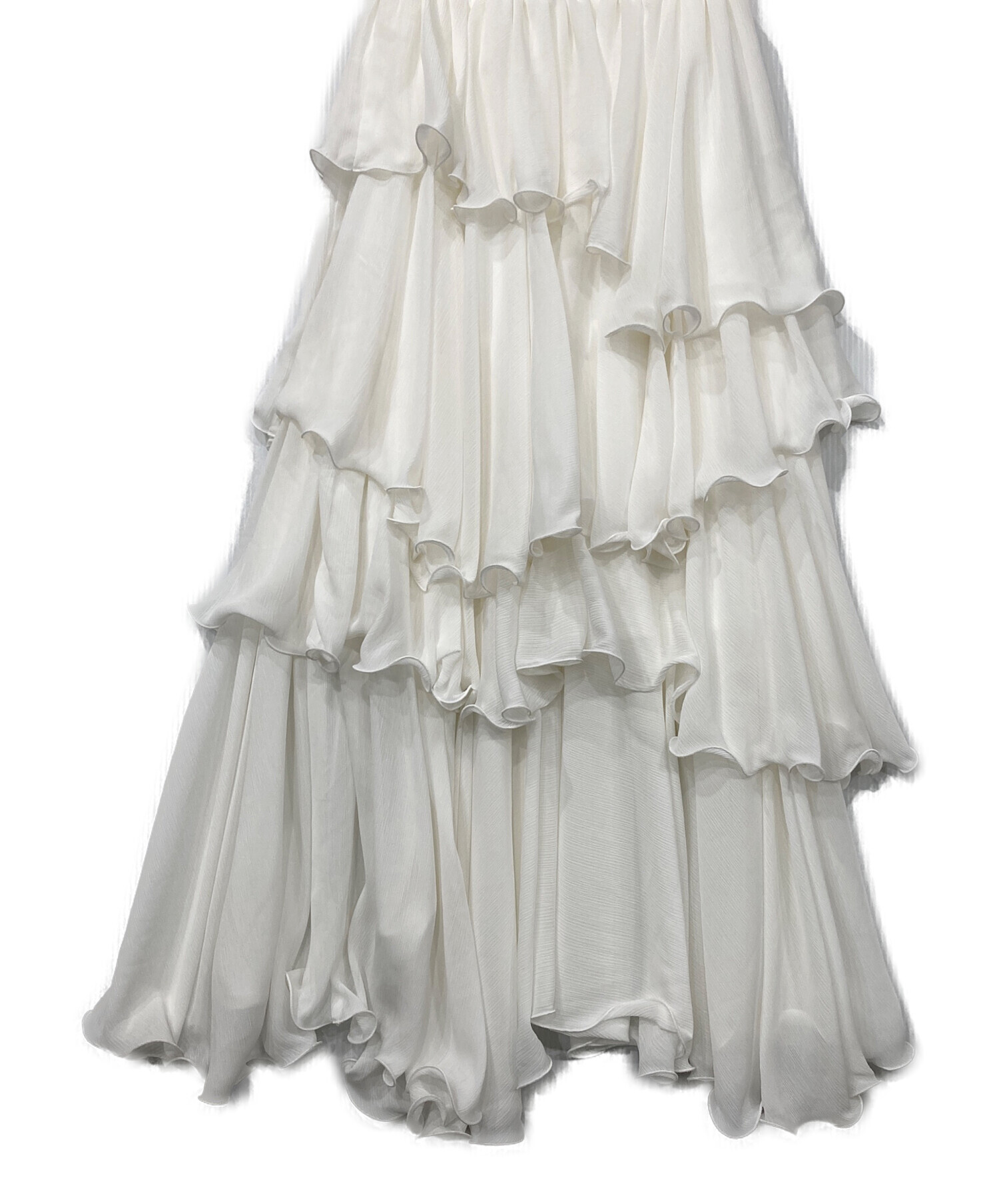 中古・古着通販】jil grace (ジル グレイス) TIERED COMBI DRESS