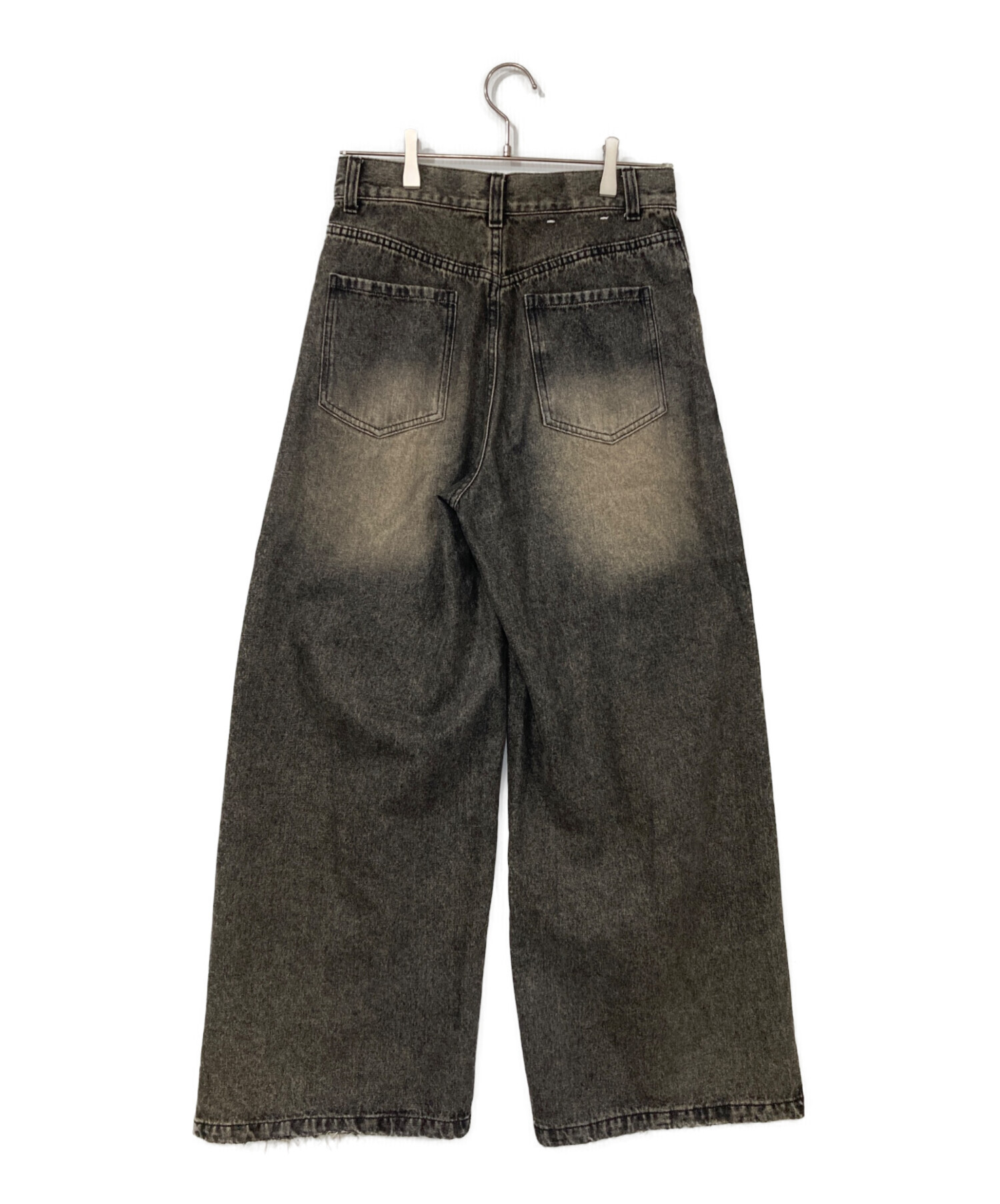 【新品タグ付2.1万円】FRAY IDフレイアイディー　アンティークマップパンツ 中古・古着通販】FRAY ID (フレイ アイディー) タックデザインワイド