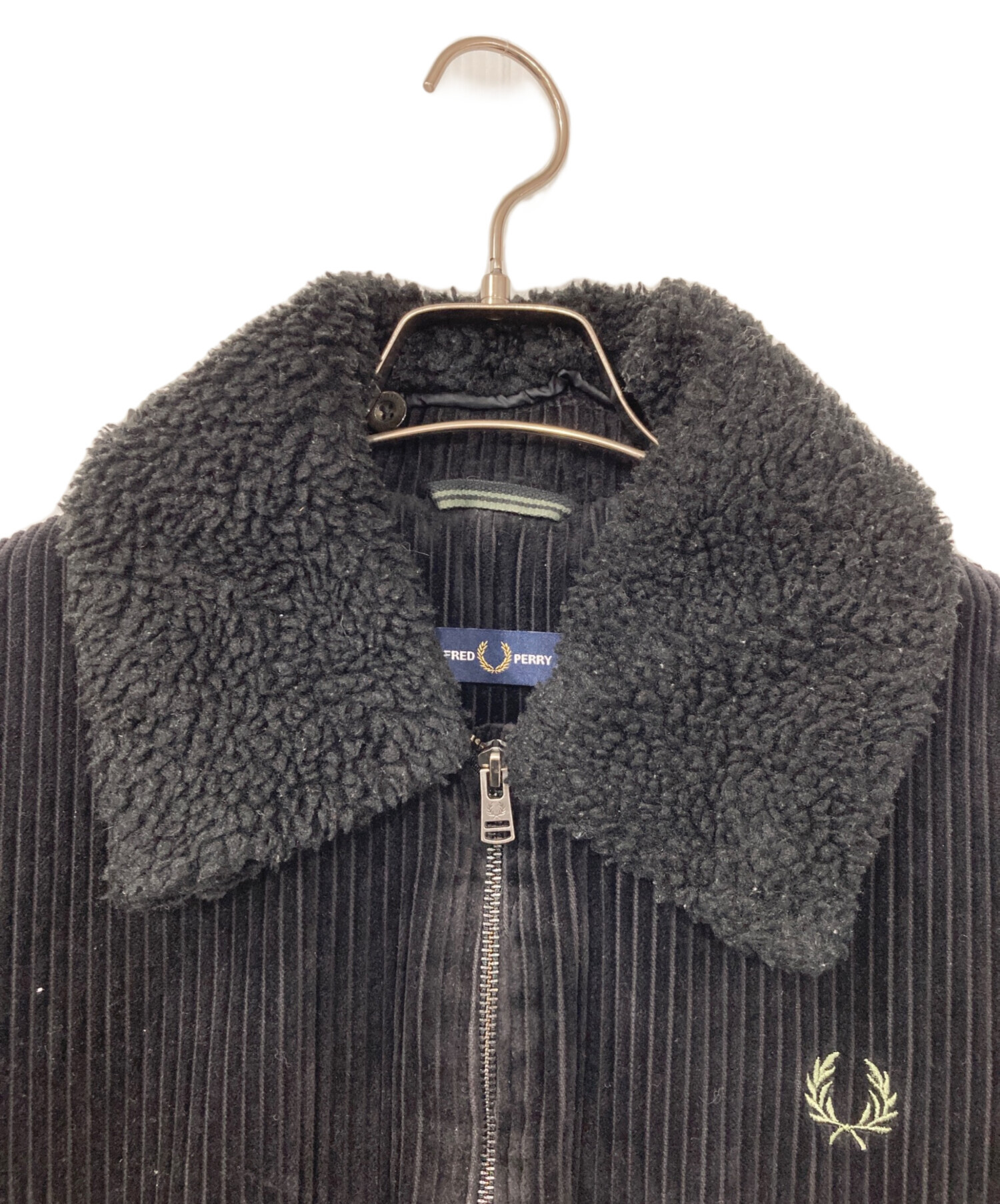 フレッドペリー　コーデュロイ ボア襟 ボンバージャケット 中古・古着通販】FRED PERRY (フレッドペリー) 襟ボア コーデュロイ