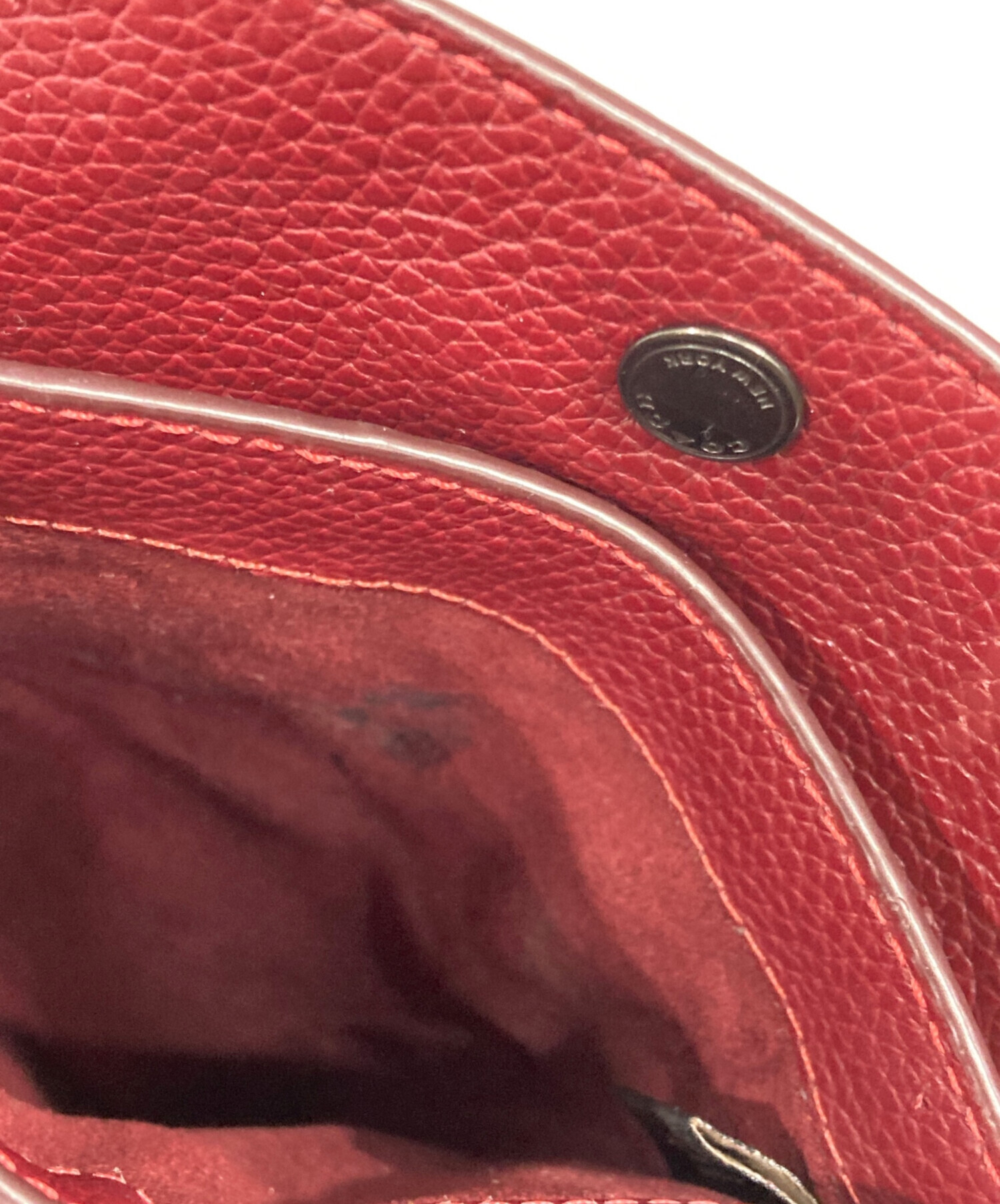 中古・古着通販】COACH (コーチ) PVCスマホショルダーバッグ レッド