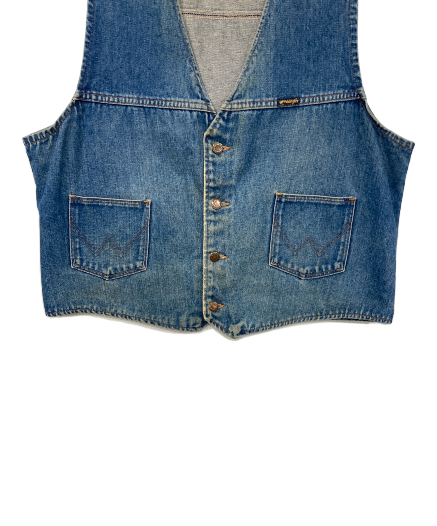 中古・古着通販】Wrangler (ラングラー) 80sデニムベスト インディゴ
