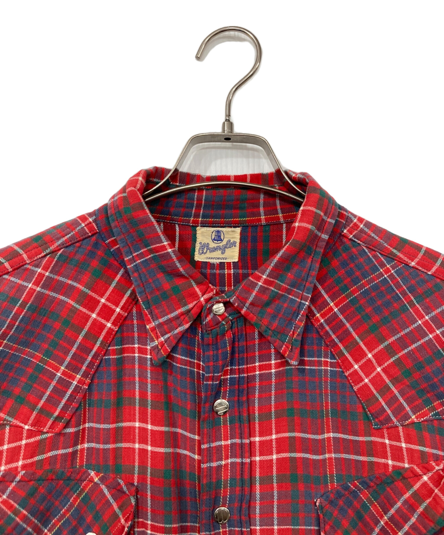 古着助様オーダー 中古・古着通販】Wrangler (ラングラー) チェックシャツ レッド サイズ