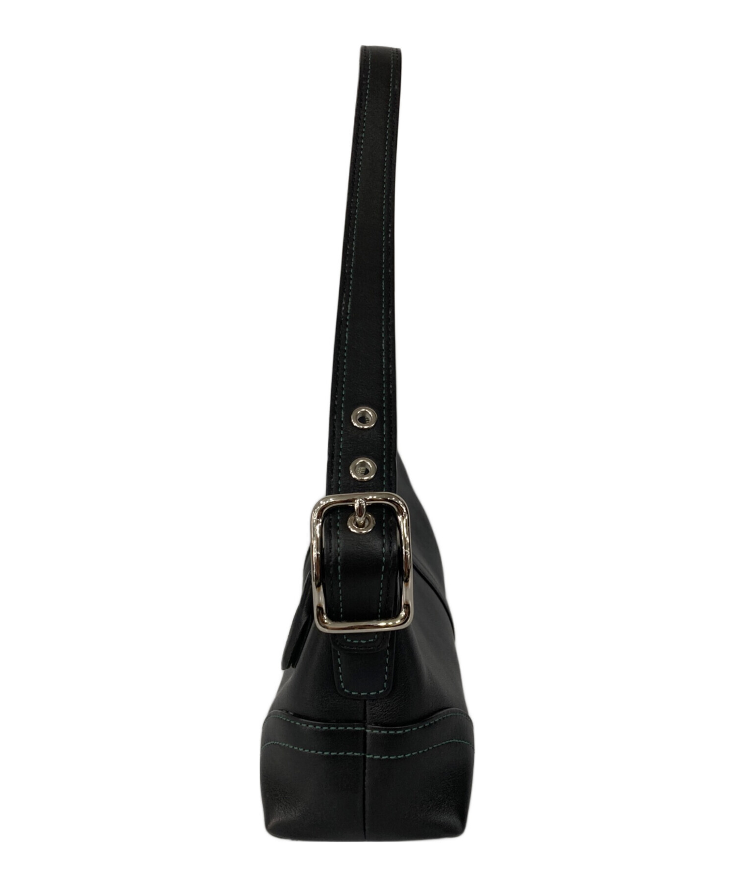 中古・古着通販】COACH (コーチ) ワンショルダーバッグ ブラック