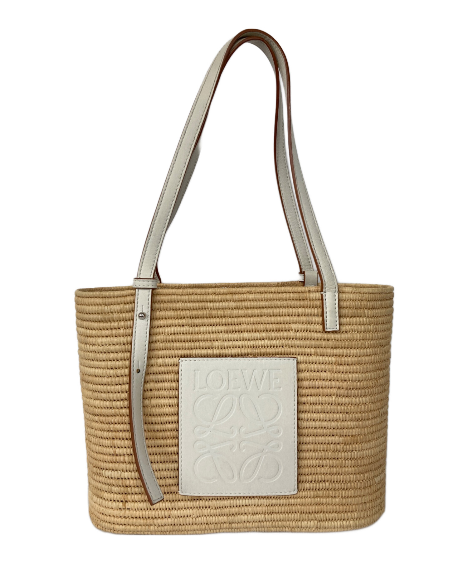 中古・古着通販】LOEWE (ロエベ) スモールスクエアバスケットバッグ