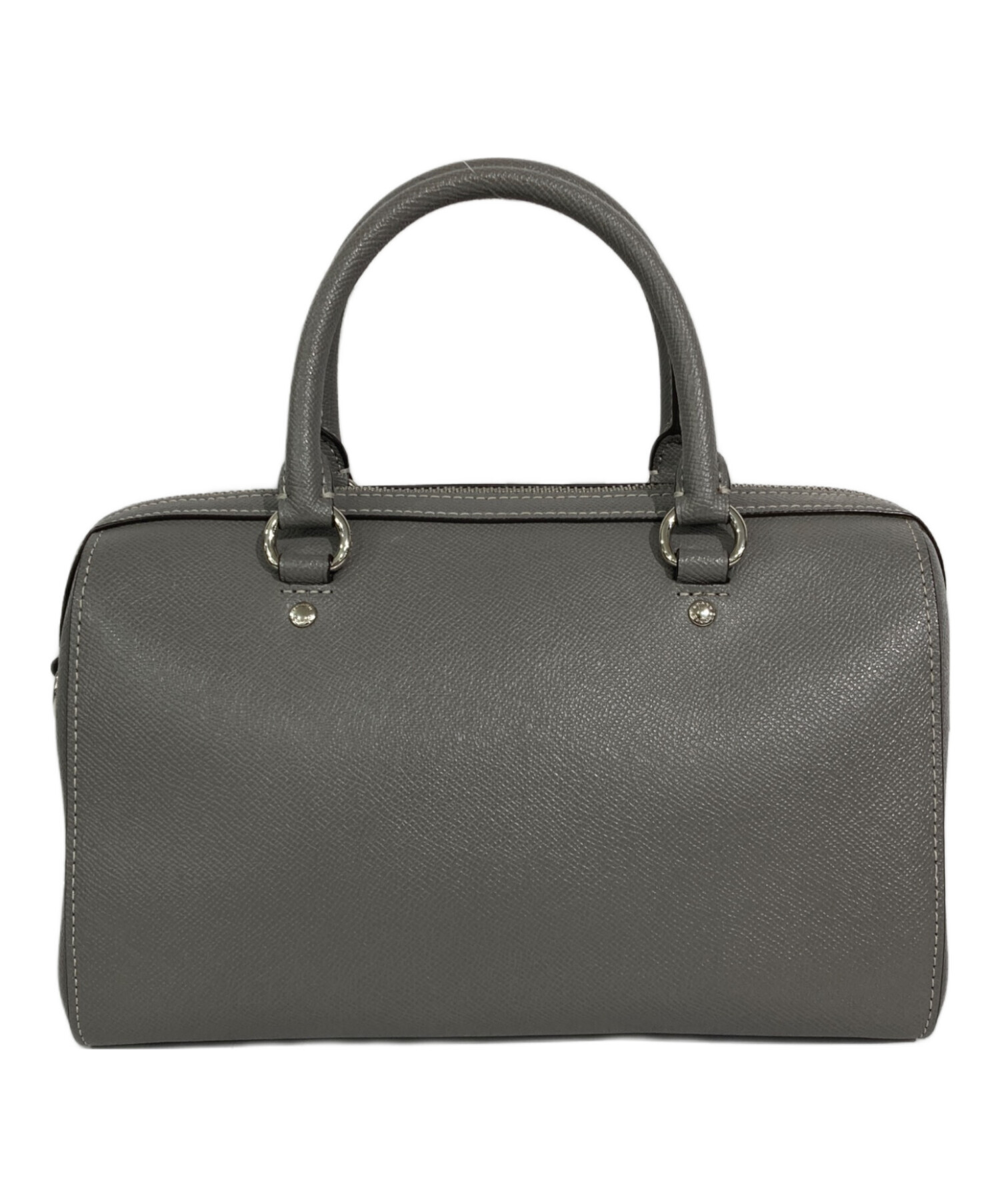 中古・古着通販】COACH (コーチ) ミニボストンバッグ グレー｜ブランド