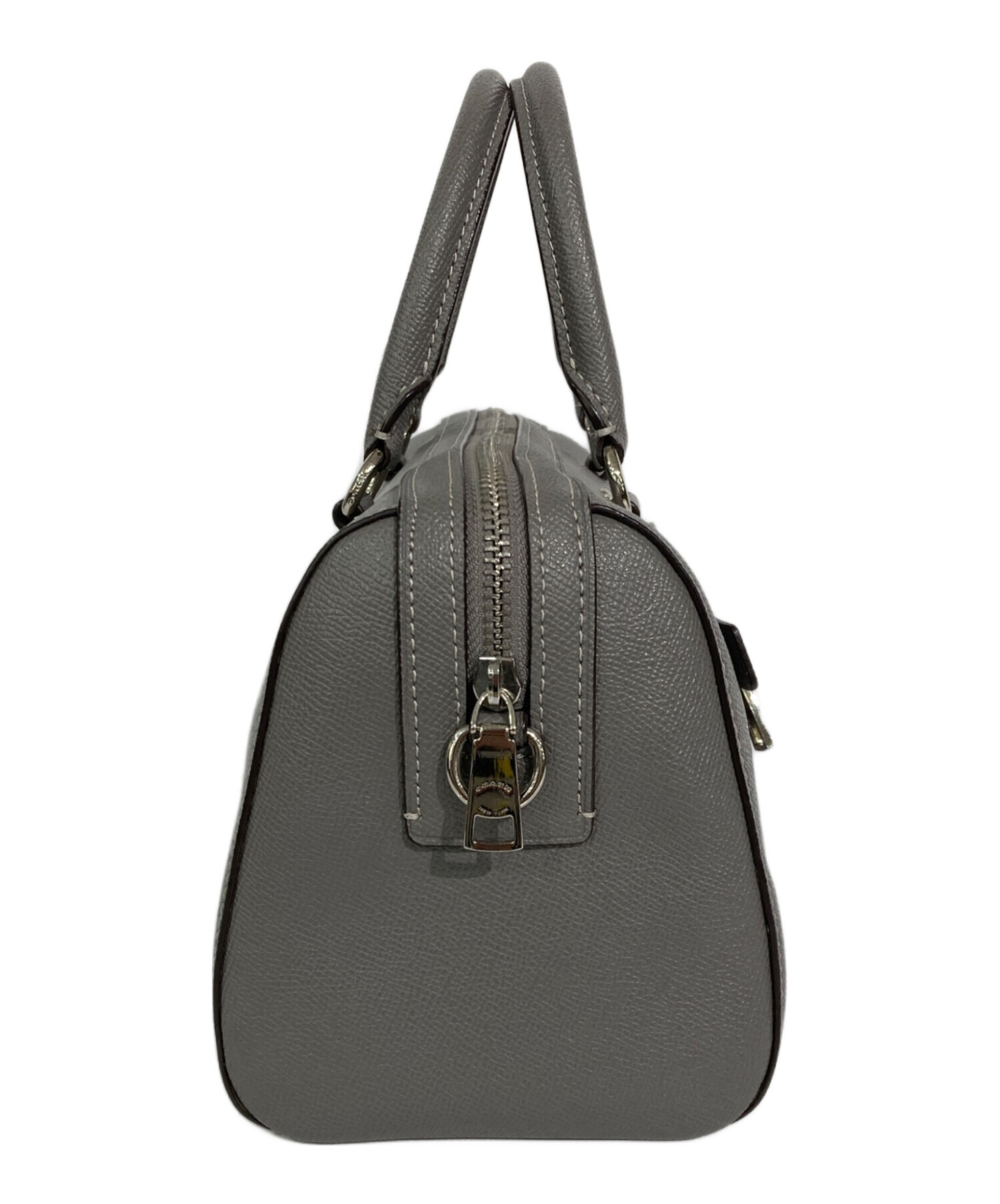 中古・古着通販】COACH (コーチ) ミニボストンバッグ グレー｜ブランド