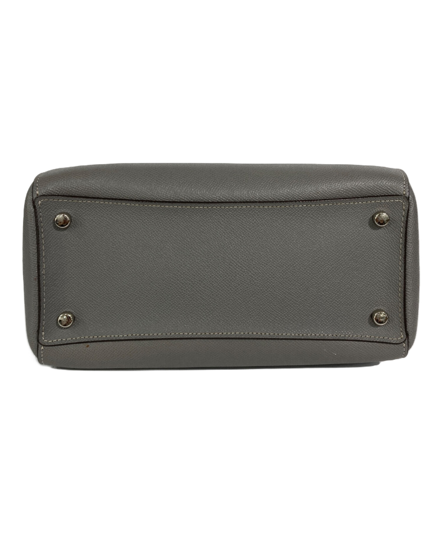 中古・古着通販】COACH (コーチ) ミニボストンバッグ グレー｜ブランド