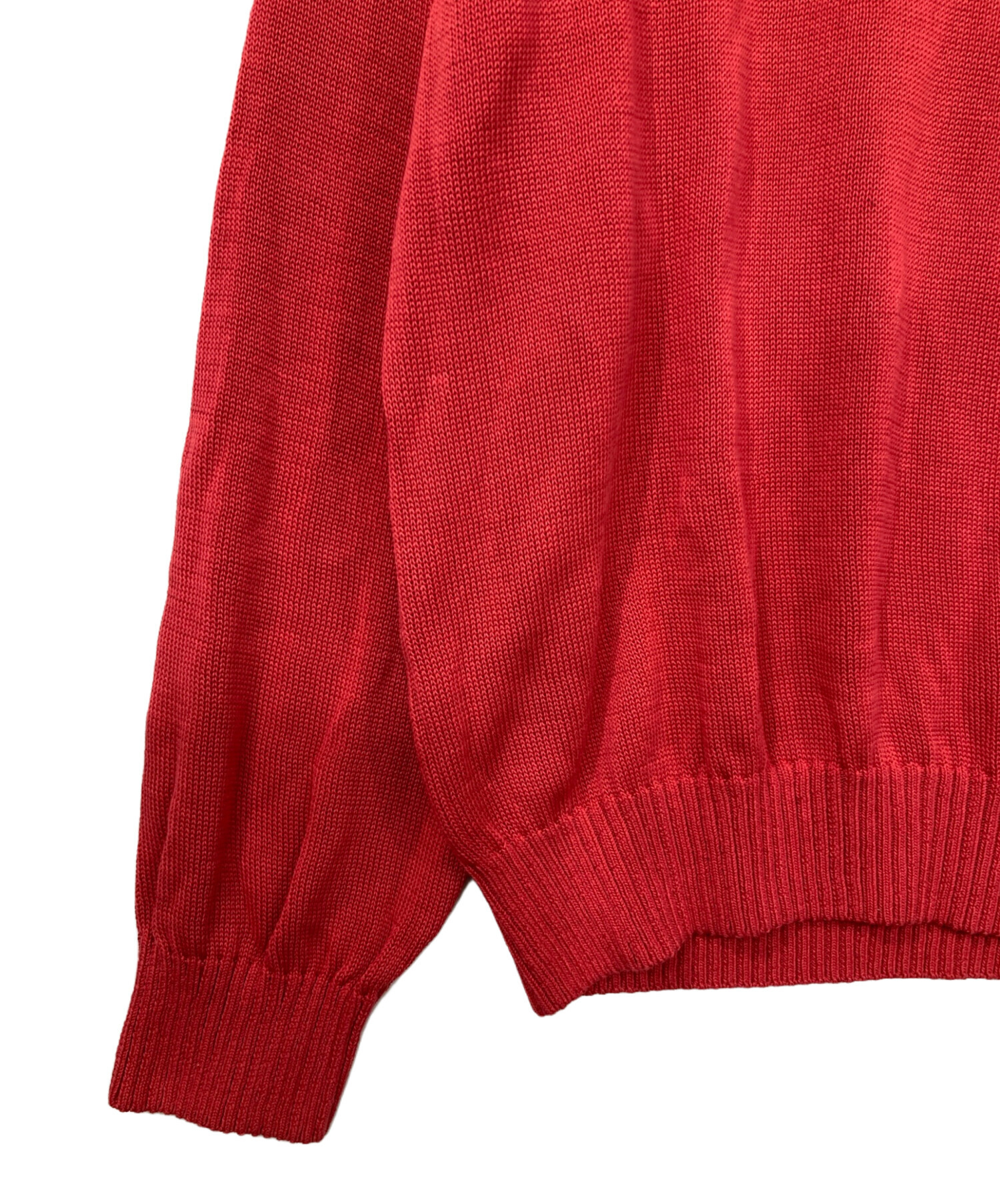 中古・古着通販】refomed (リフォメッド) OLD MAN KNIT POLO レッド