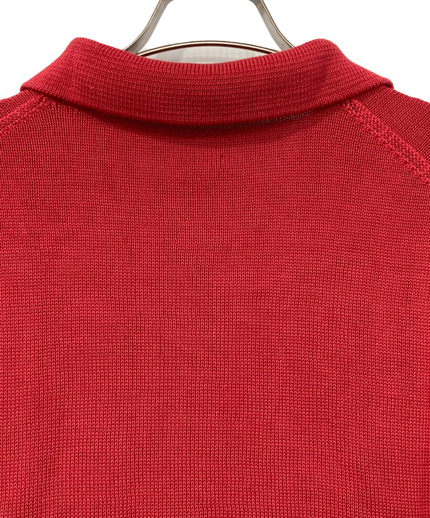 中古・古着通販】refomed (リフォメッド) OLD MAN KNIT POLO レッド