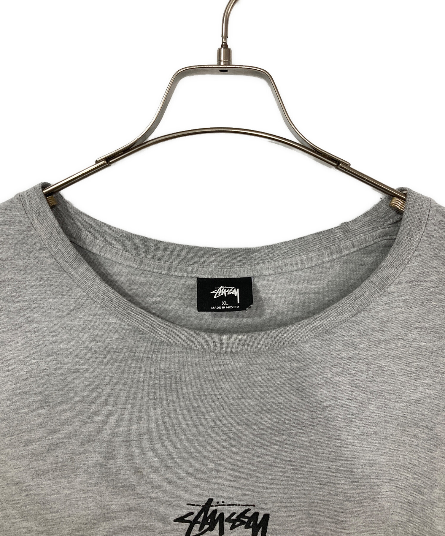 中古・古着通販】stussy (ステューシー) ロゴTシャツ グレー サイズ:XL