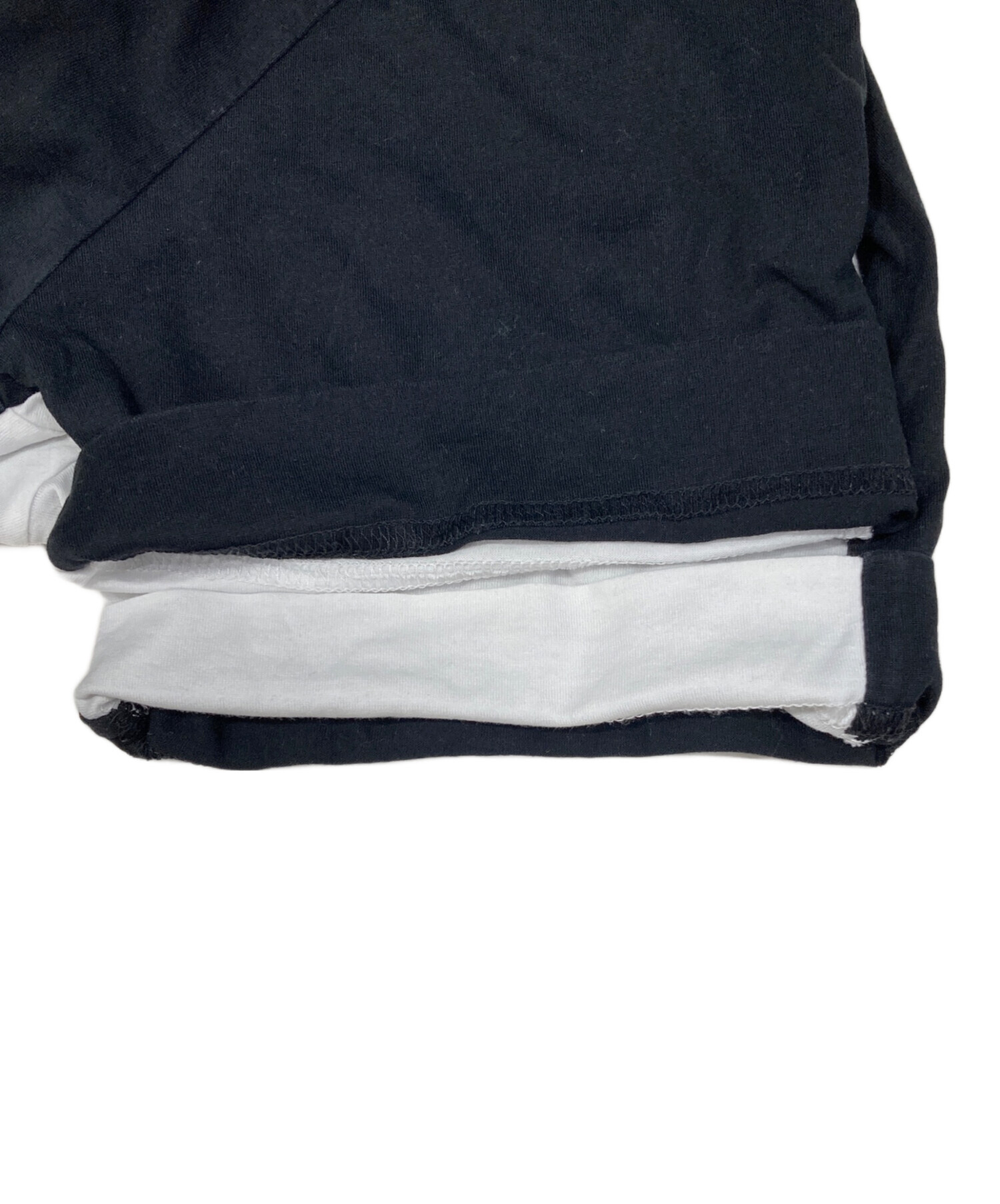 フェンディ FENDI バイカラー 長袖Ｔシャツ ベロア S相当 中古・古着通販】FENDI (フェンディ) バイカラーFREEDOMTシャツ