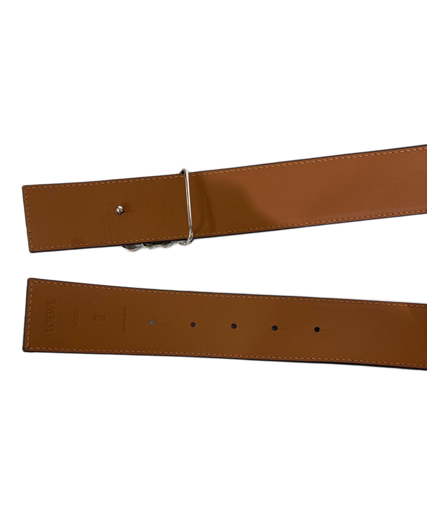 中古・古着通販】LOEWE (ロエベ) ANAGRAM BELT/アナグラムベルト